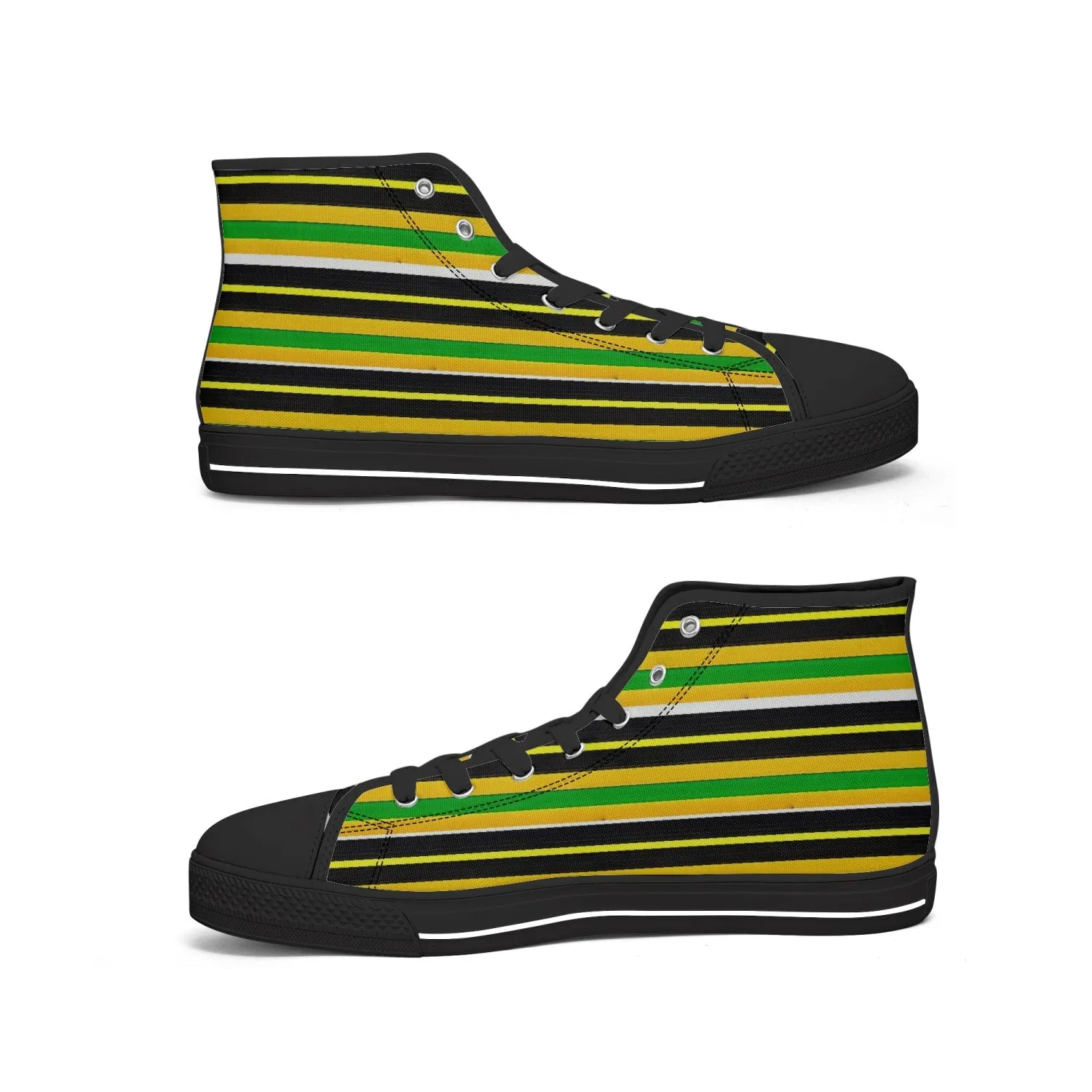 400. New High-top Canvas Shoes - Tongue Printable