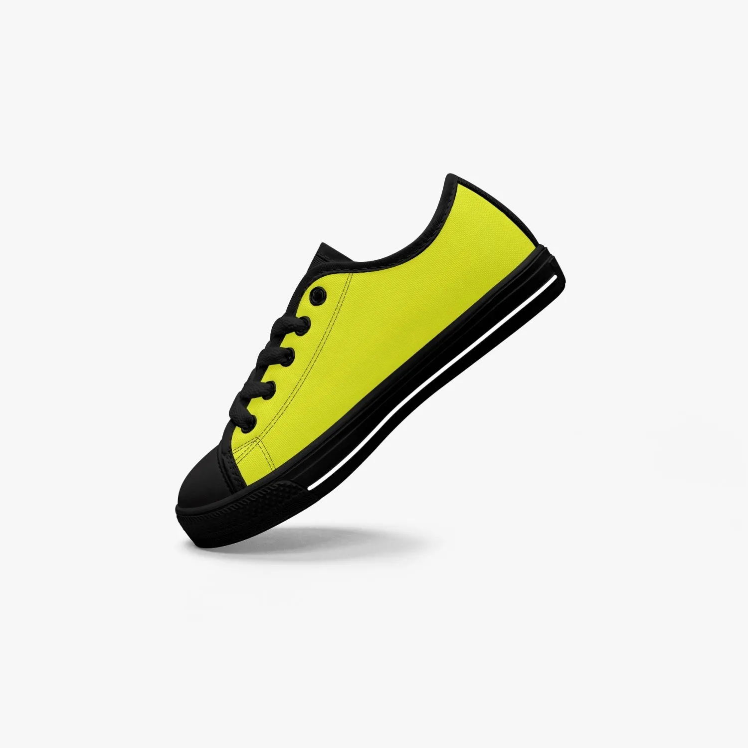 421.Kid’s Low-Top Canvas Shoes-Black