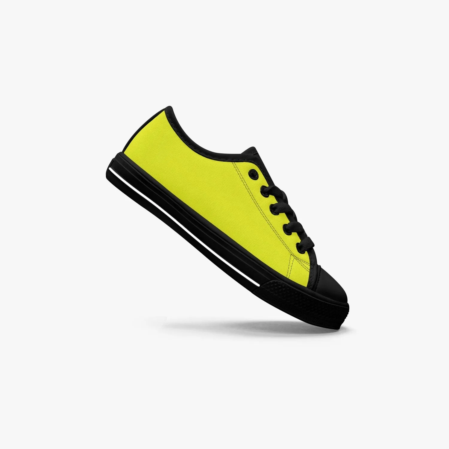 421.Kid’s Low-Top Canvas Shoes-Black