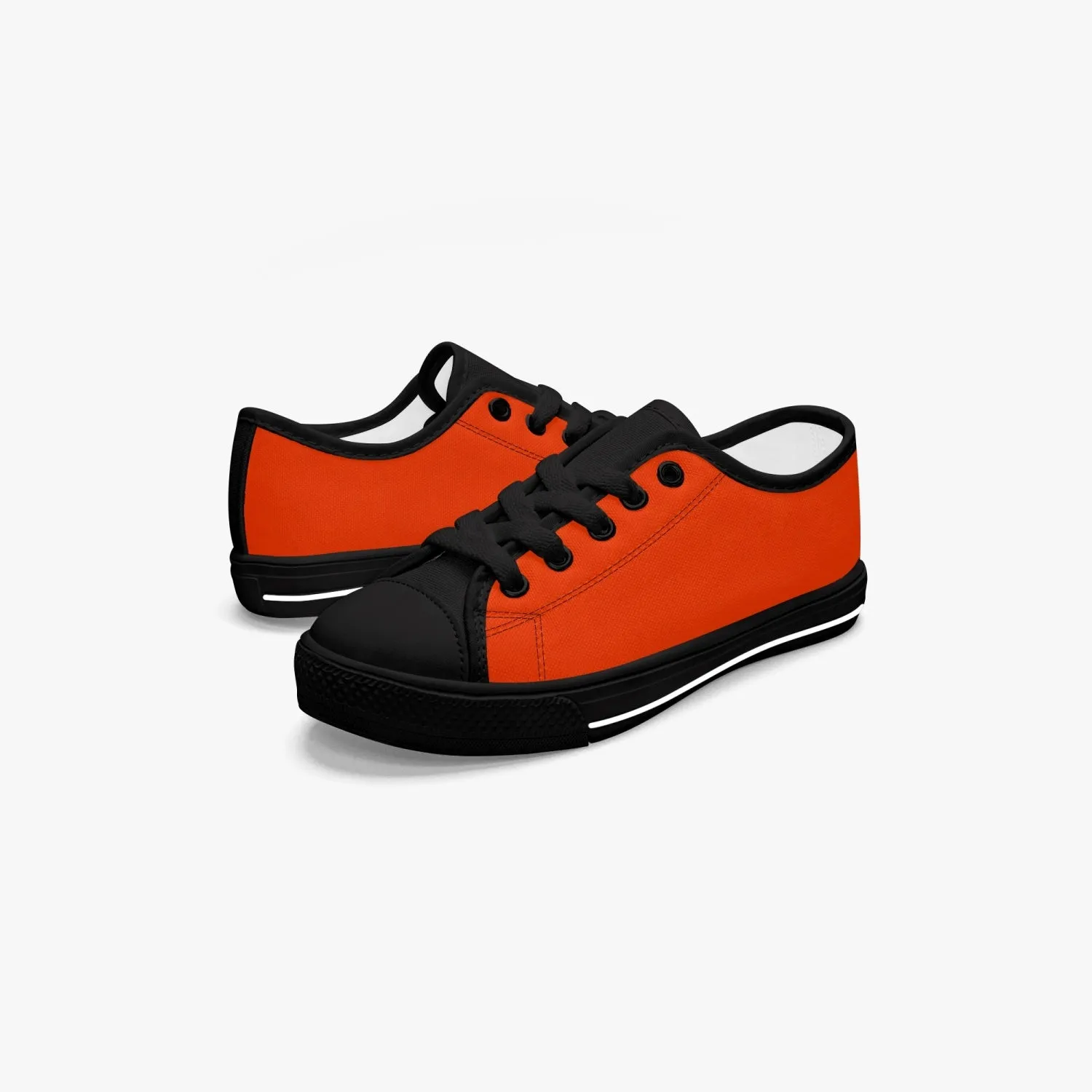 421.Kid’s Low-Top Canvas Shoes-Black