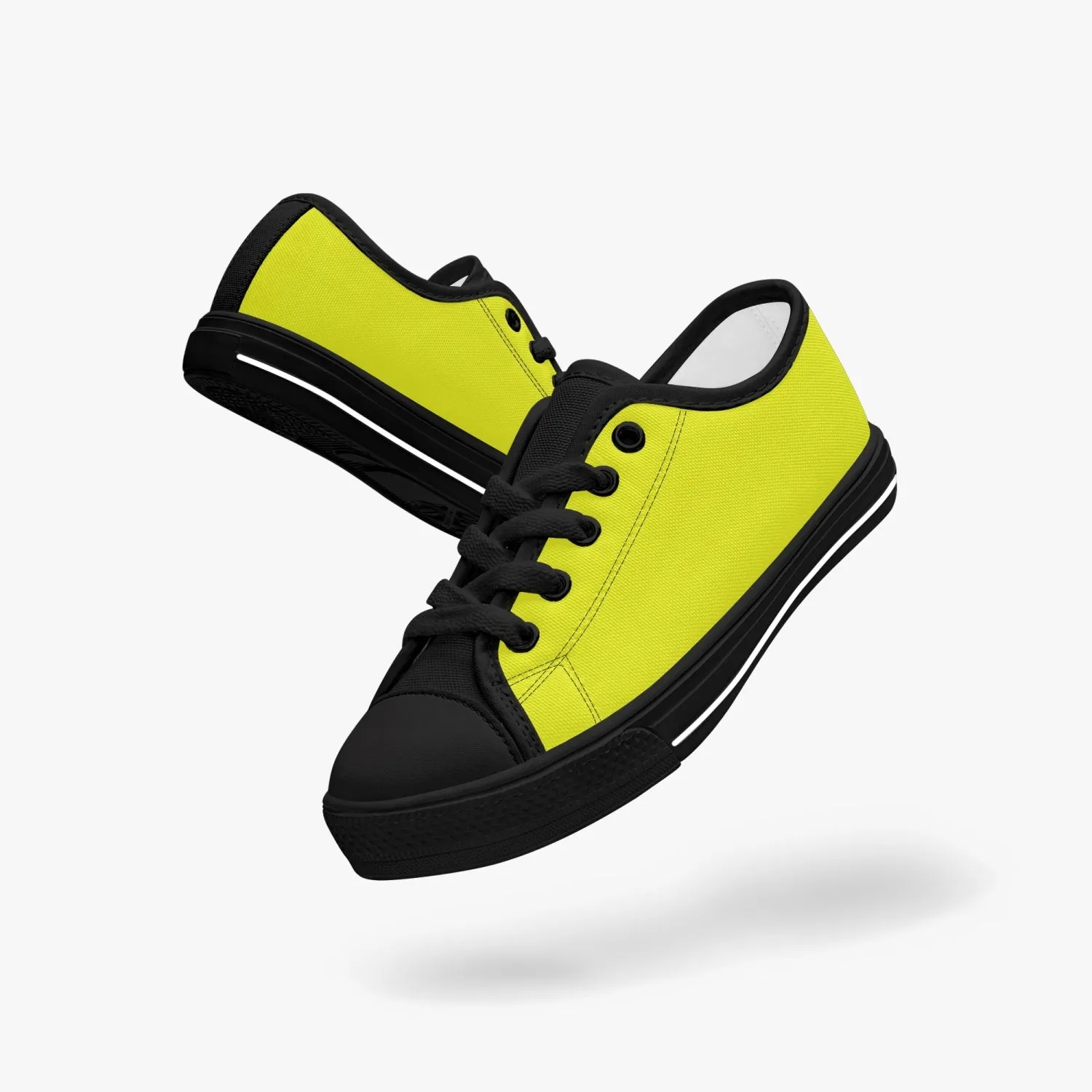 421.Kid’s Low-Top Canvas Shoes-Black