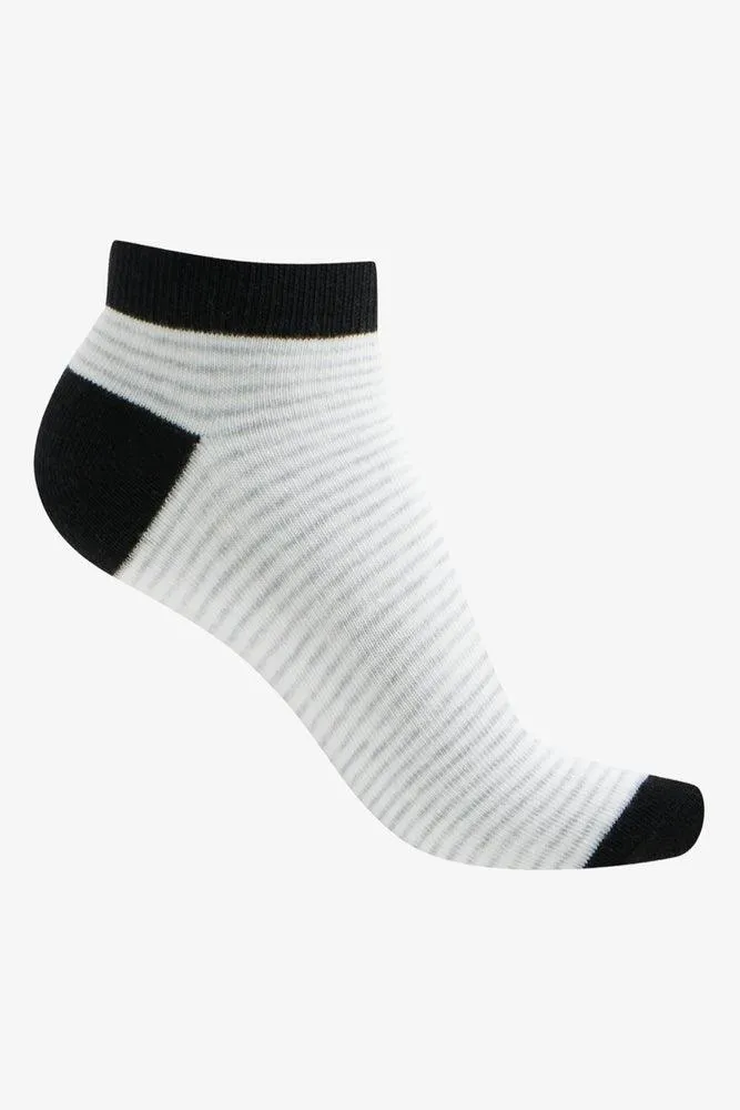 5 Pack Animal Low Cut Socks Black