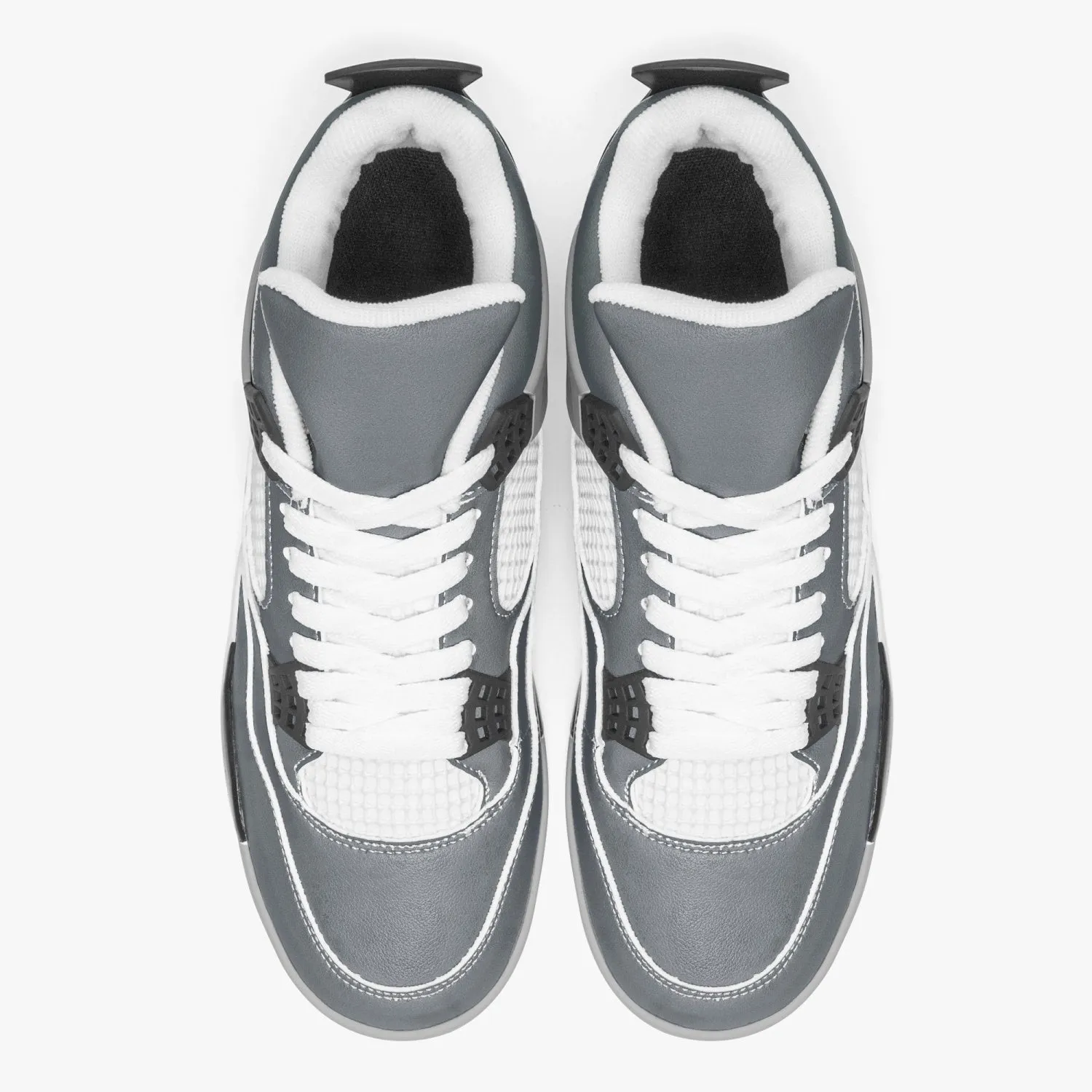 699. AJ4 Basketball Sneakers -Grey Sole
