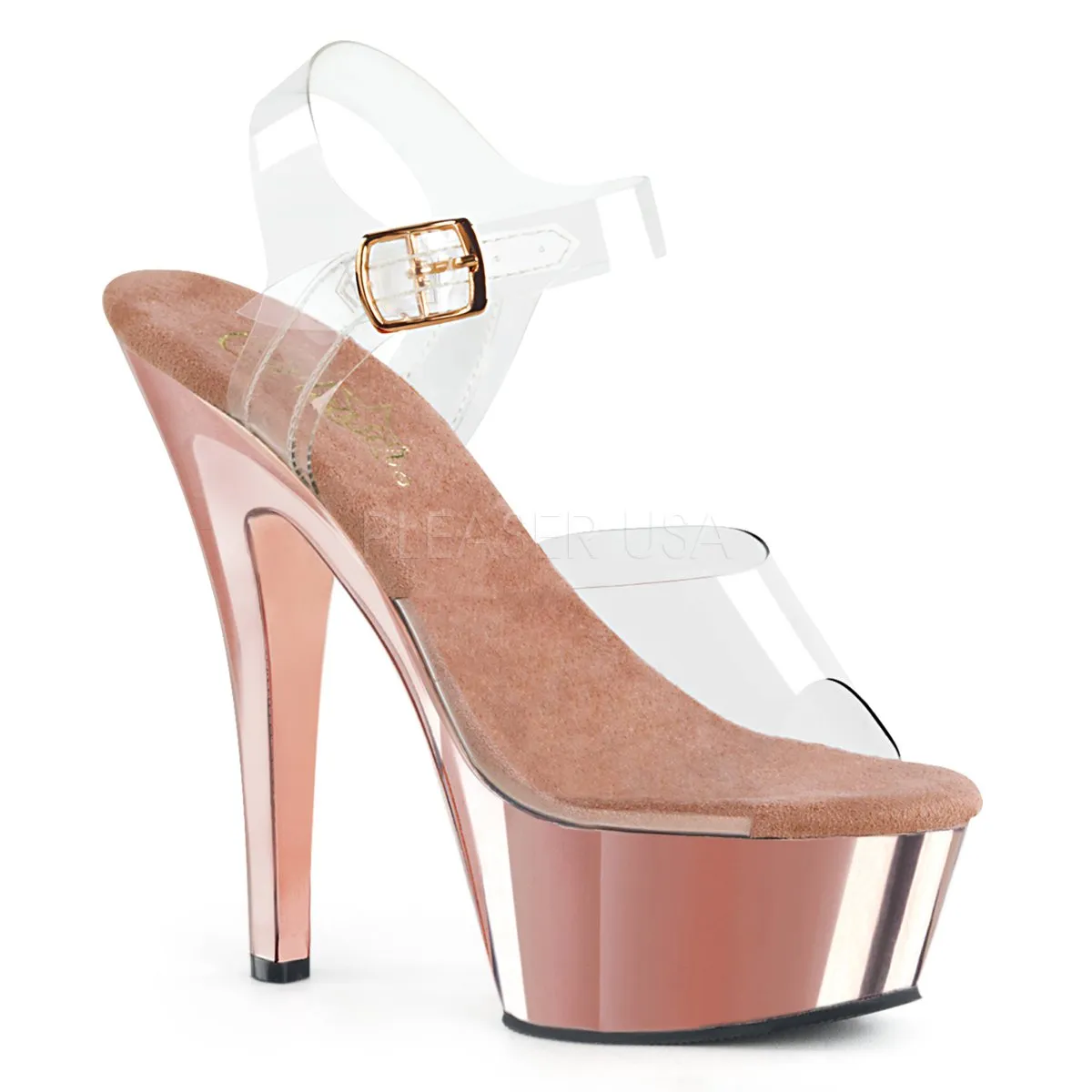 6" Spike Heel Platform Sandal (KISS-208)