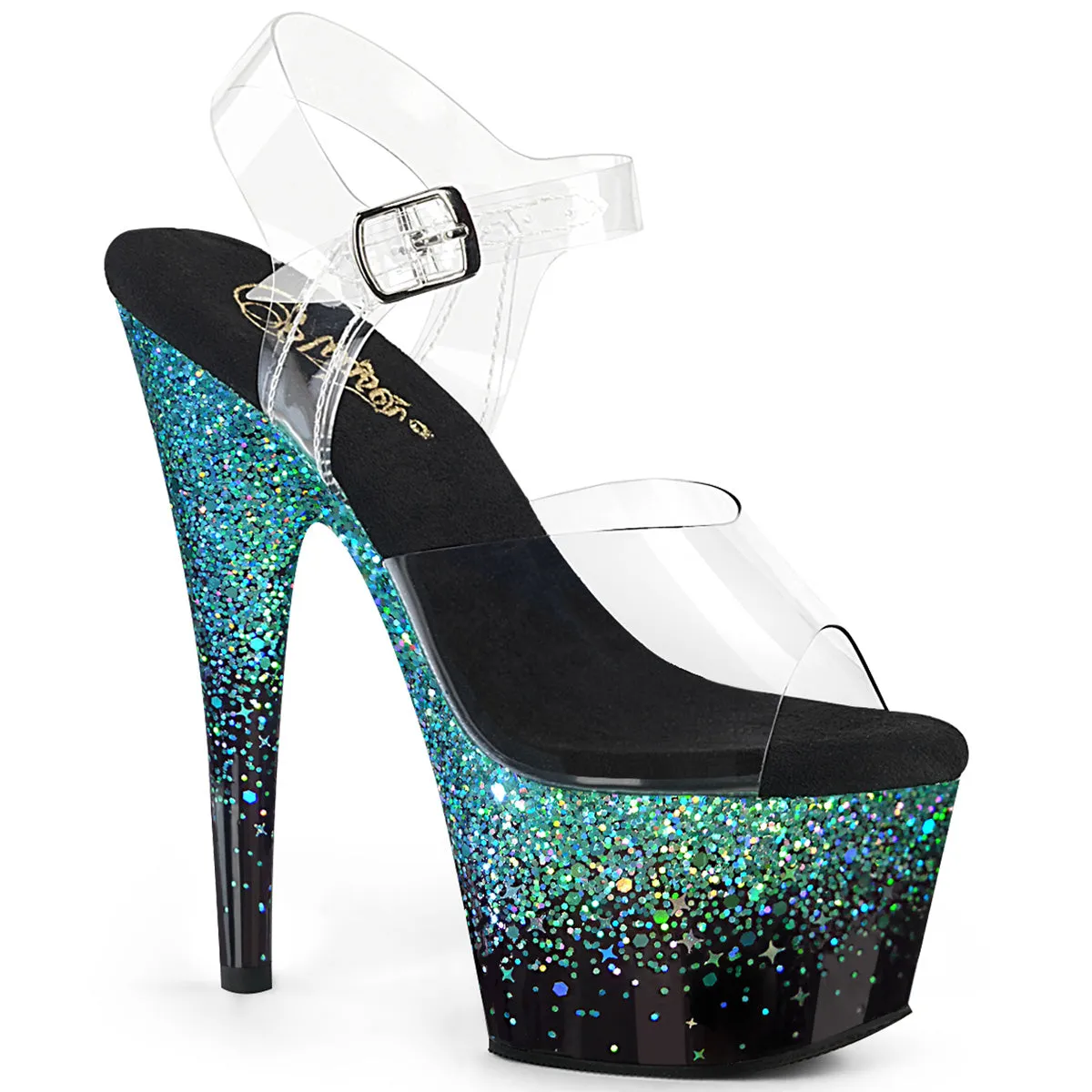 7" Stiletto Platform With Glitter (ADORE-708SS)