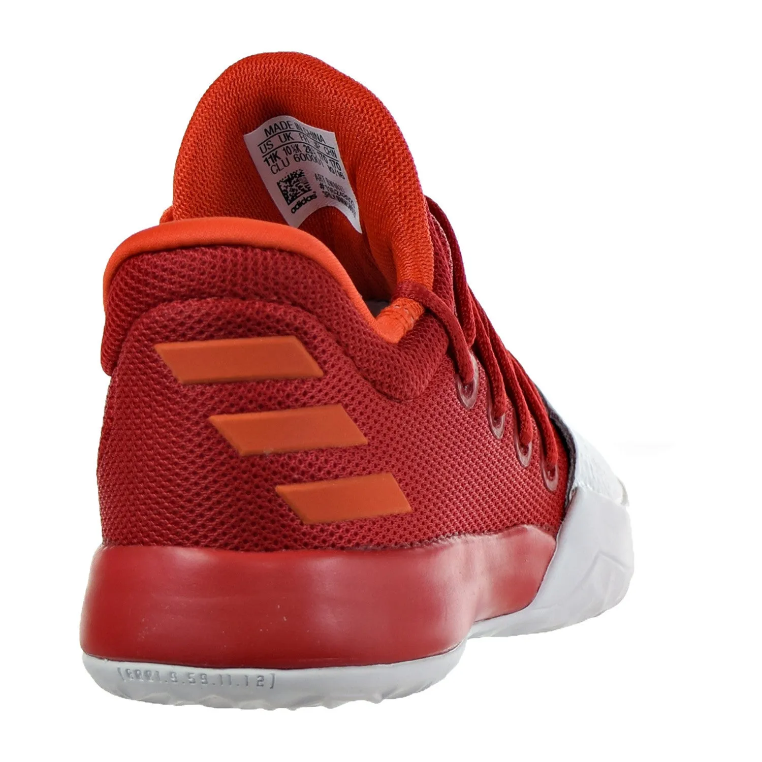 Adidas Harden Vol.1 C Little Kid's Shoes Scarlet/White