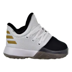 Adidas Harden Vol.1 I Toddler's Shoes White/Black/Metallic Gold