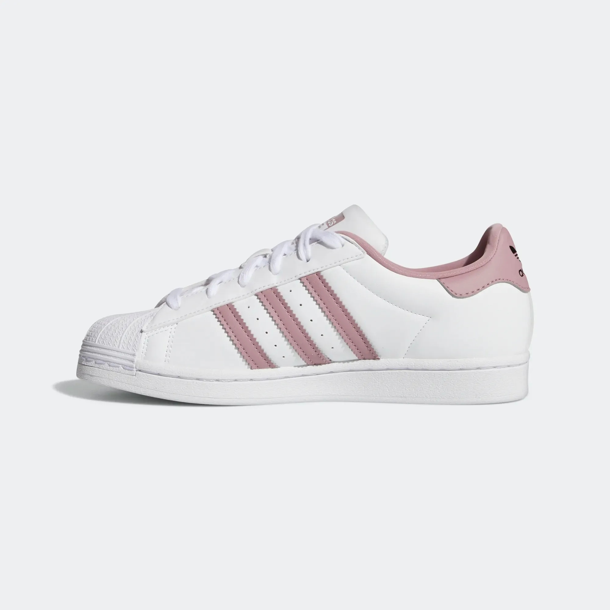 Adidas Women's Superstar Shoes - Cloud White / Magic Mauve