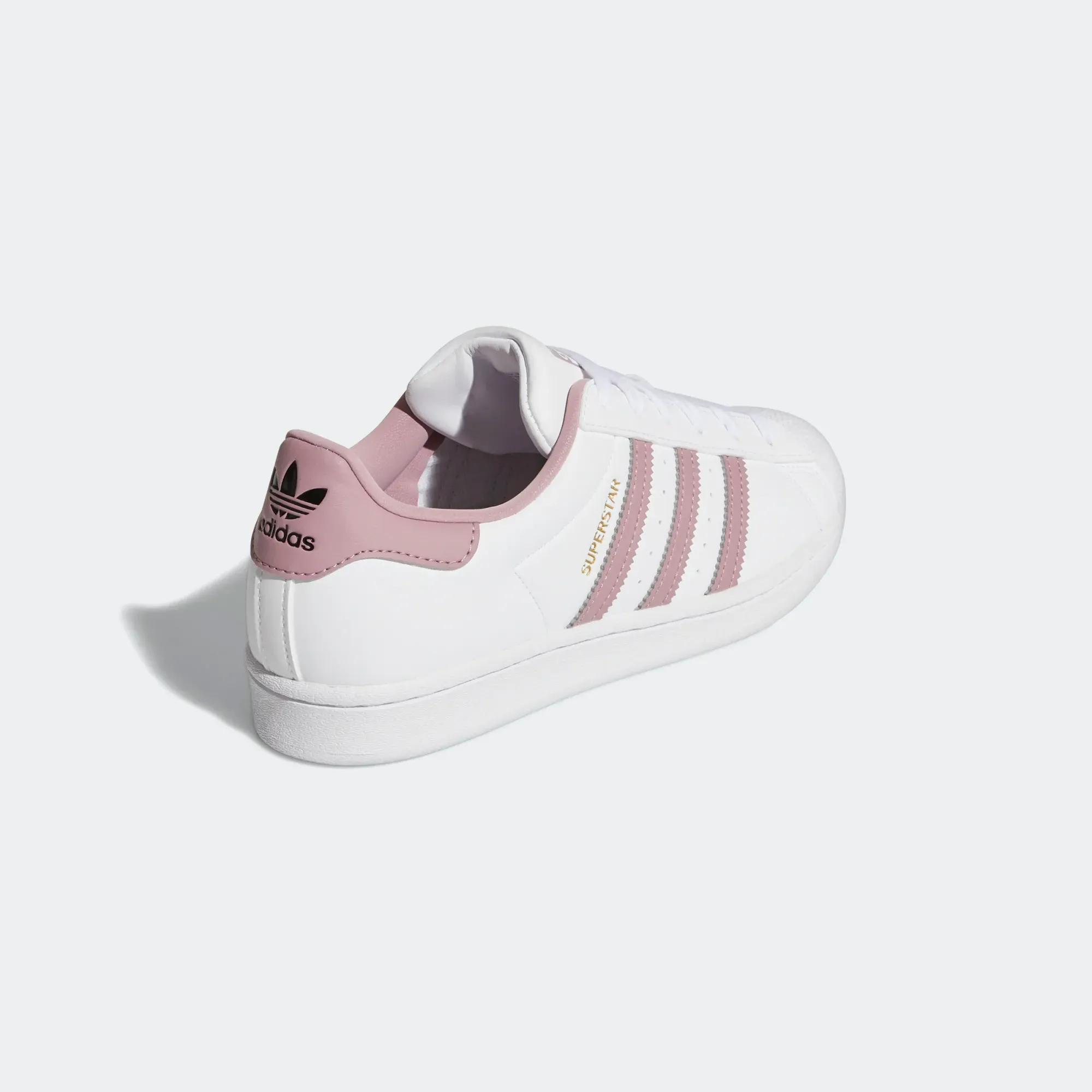 Adidas Women's Superstar Shoes - Cloud White / Magic Mauve
