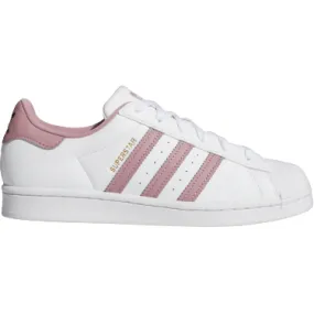 Adidas Women's Superstar Shoes - Cloud White / Magic Mauve