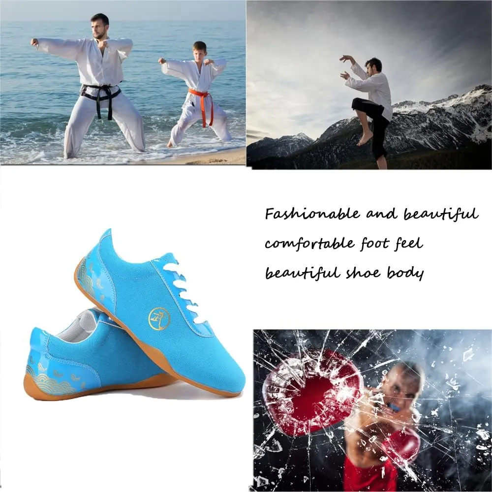 Adults Unisex Martial Arts Sneakers,Design for Martial Arts Kung fu Boxing Karate Taichi,Taekwondo,Perfect for Beginner or Professional,