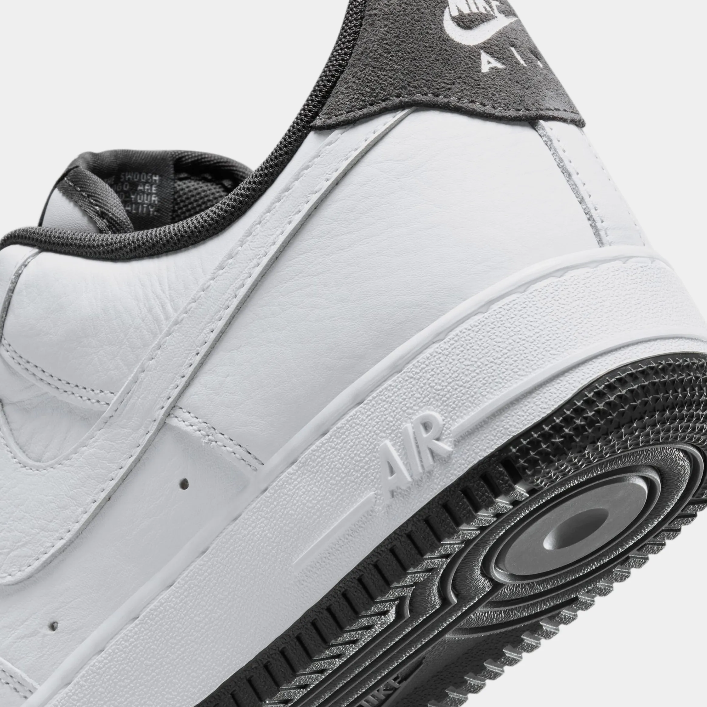 Air Force 1 '07 LV8 Mens Basketball Shoes (White/Anthracite)