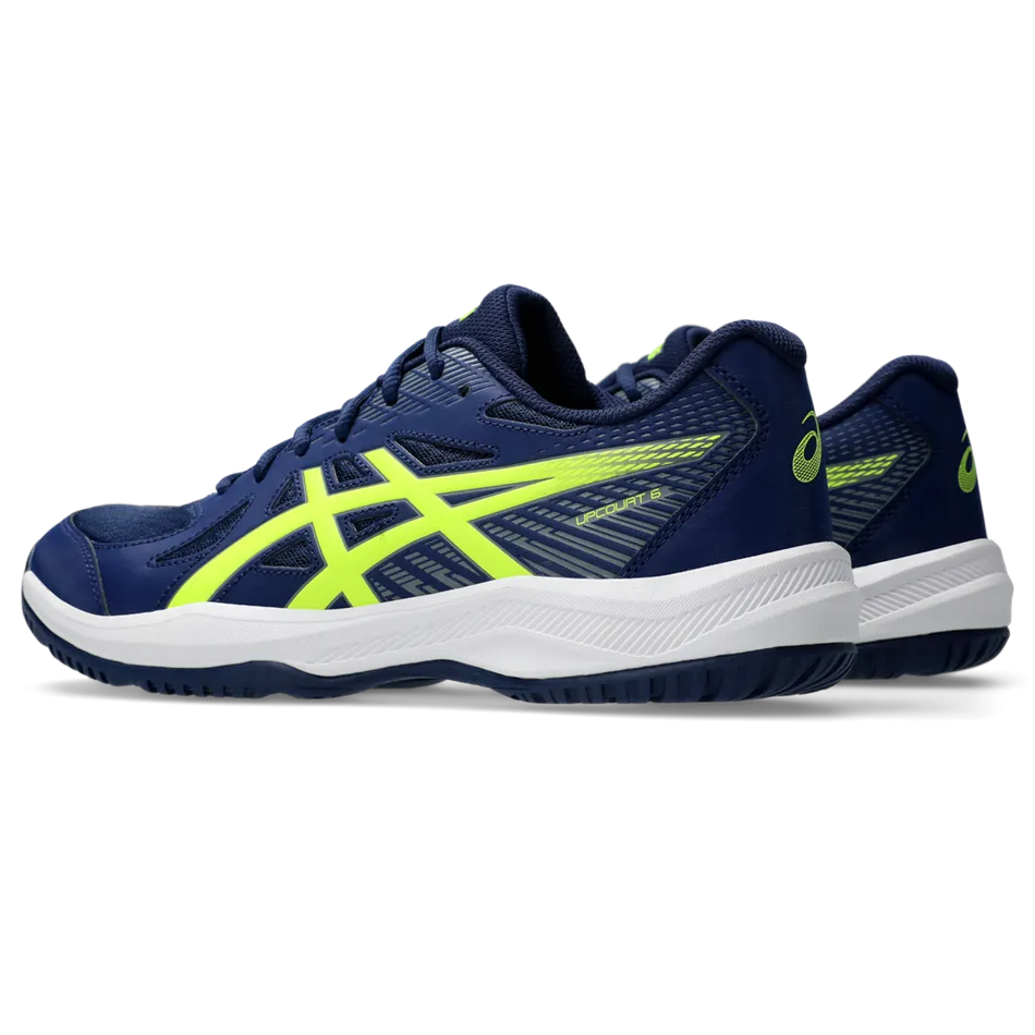 Asics Men's Upcourt 6 Indoor Court Shoes Blue Expanse