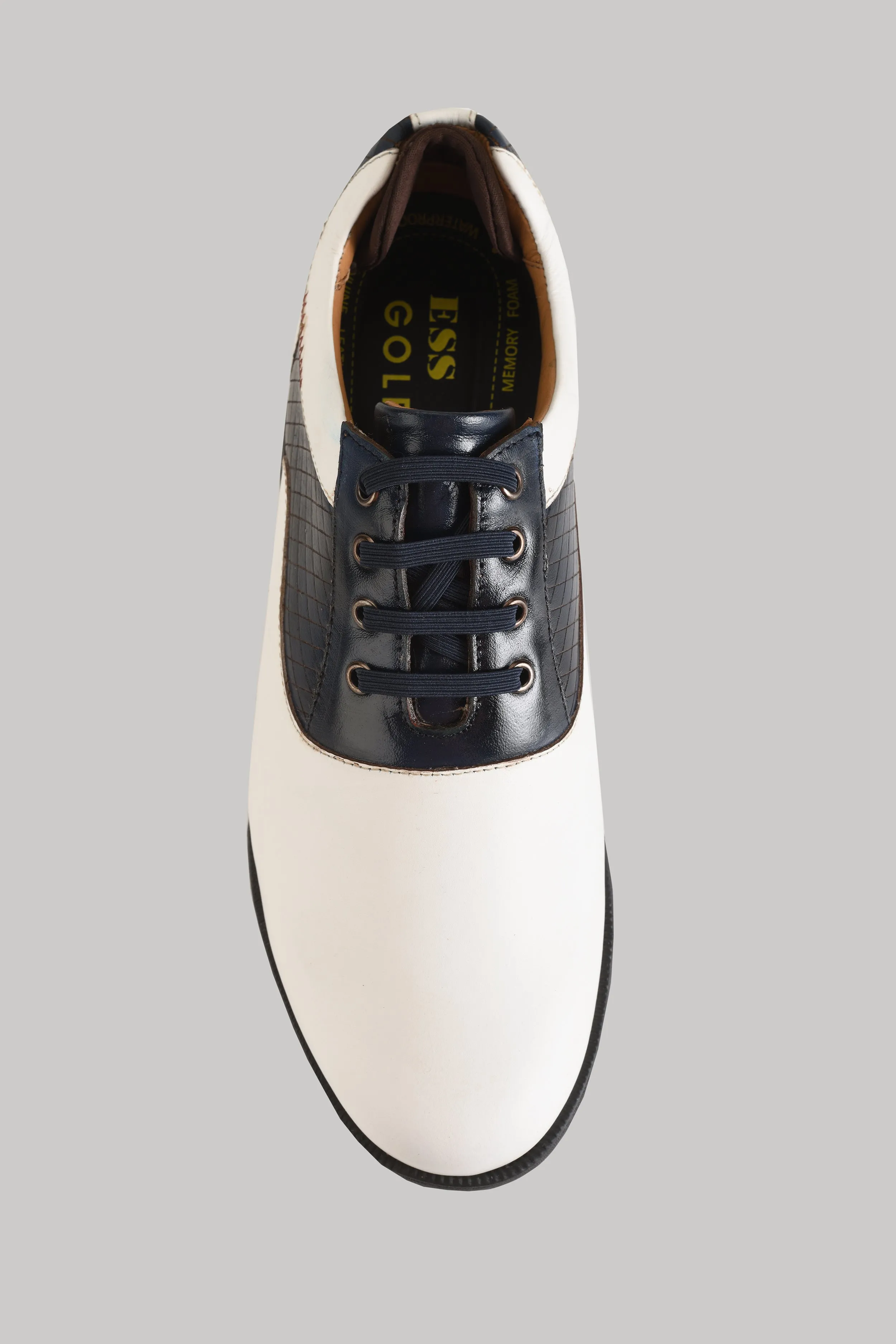 Austin Antique White-Blue Golf Shoes