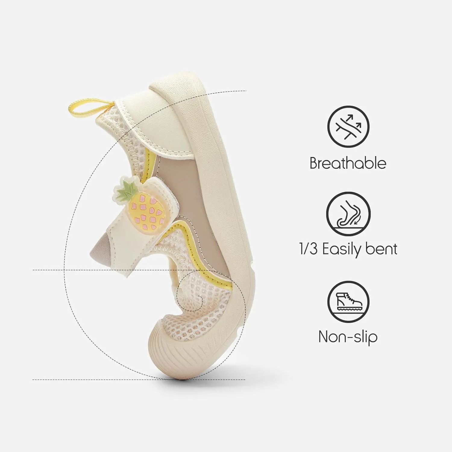 Balabala Toddler Shoes for Boys Girls Barefoot Kids Walking Shoes Sneakers Breathable Slip On Sandals