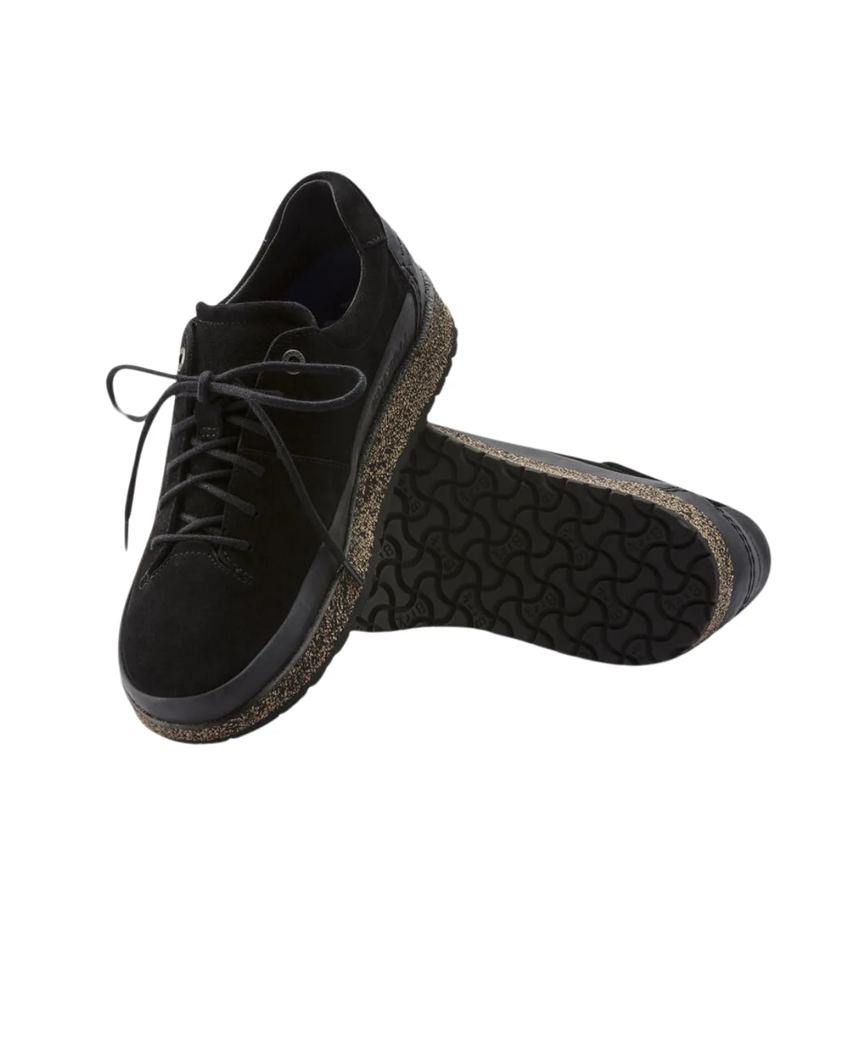Birkenstock Honnef Low Suede Leather Black Shoes