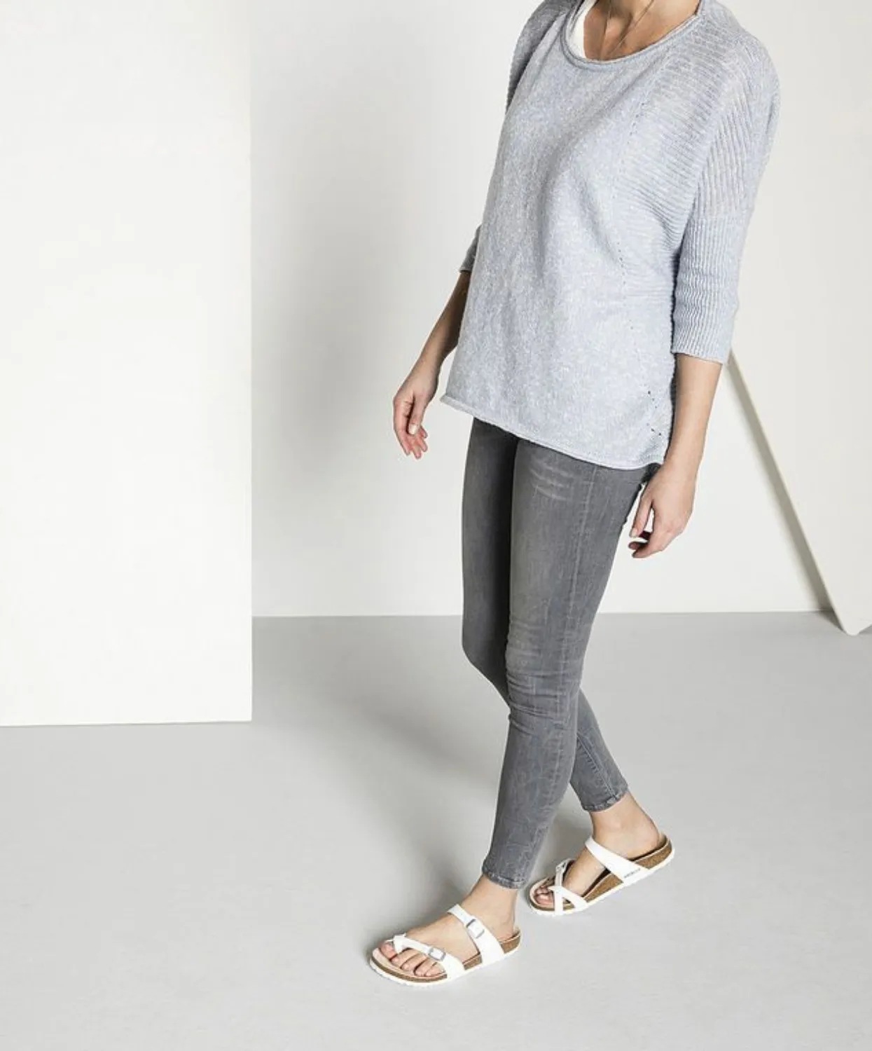Birkenstock Mayari Birko-Flor White Sandals