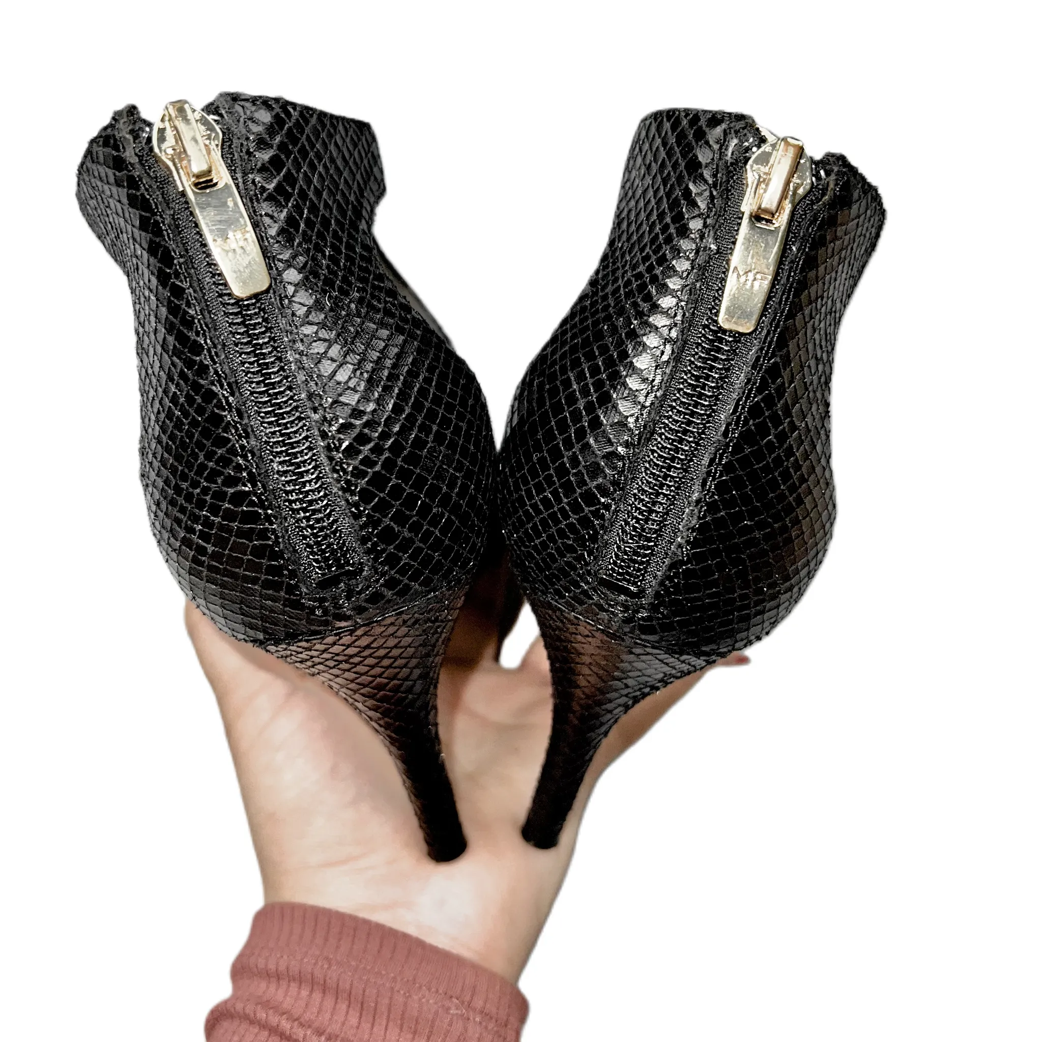 Black Shoes Heels Kitten By Marc Fisher, Size: 11