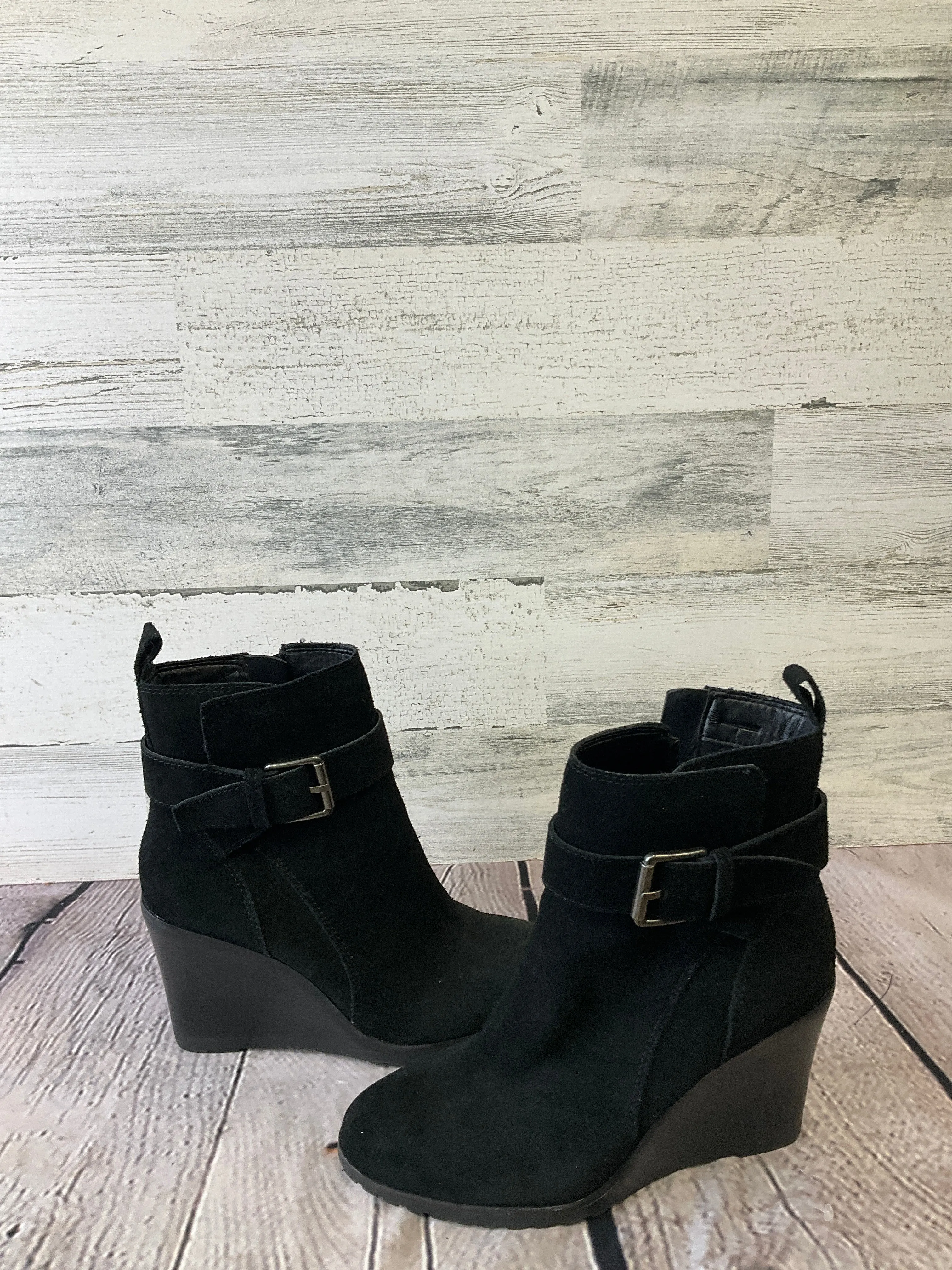 Black Shoes Heels Wedge Aldo, Size 7