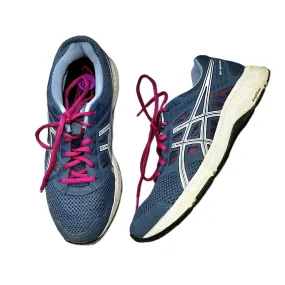 Blue & Purple Shoes Athletic By Asics, Size: 8.5