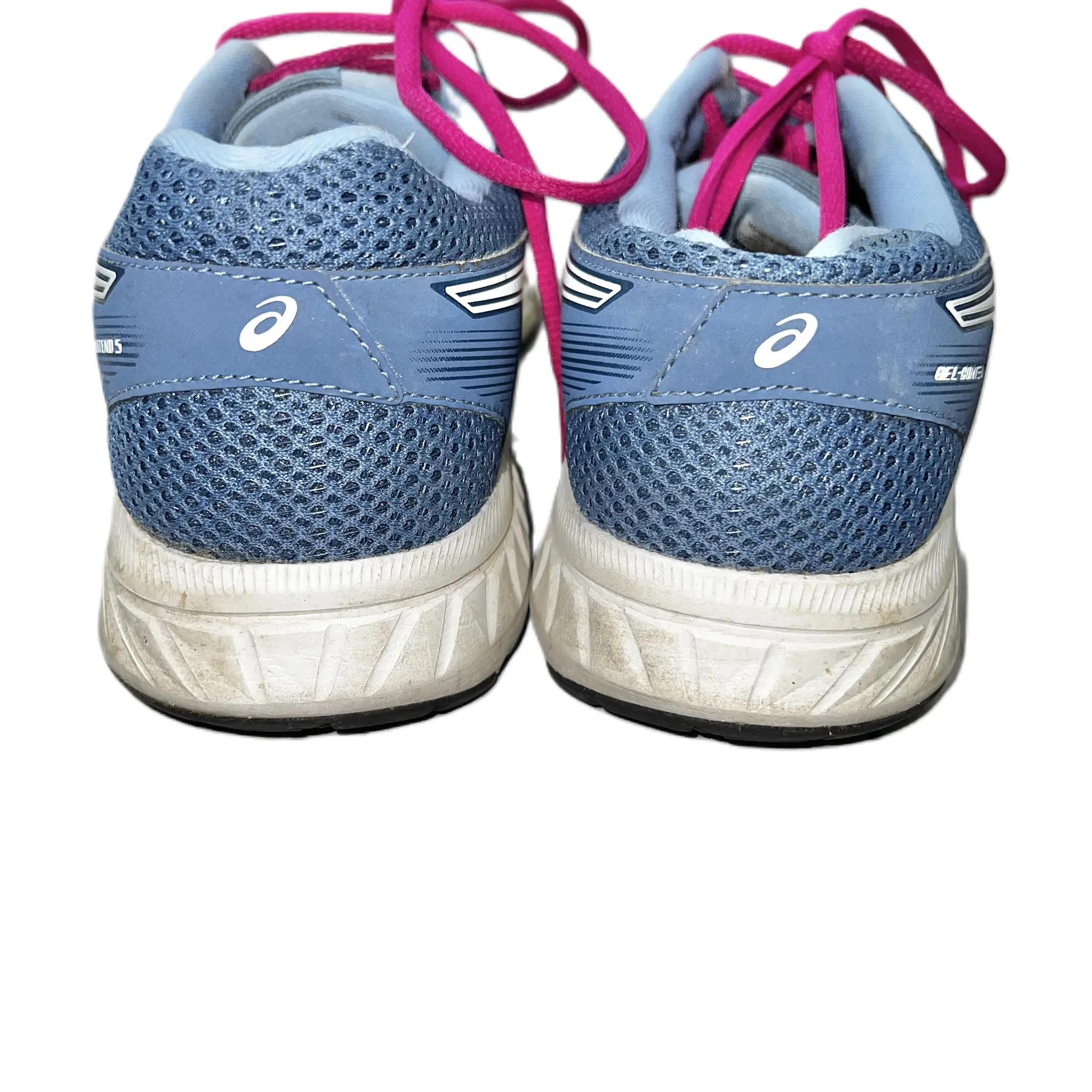 Blue & Purple Shoes Athletic By Asics, Size: 8.5