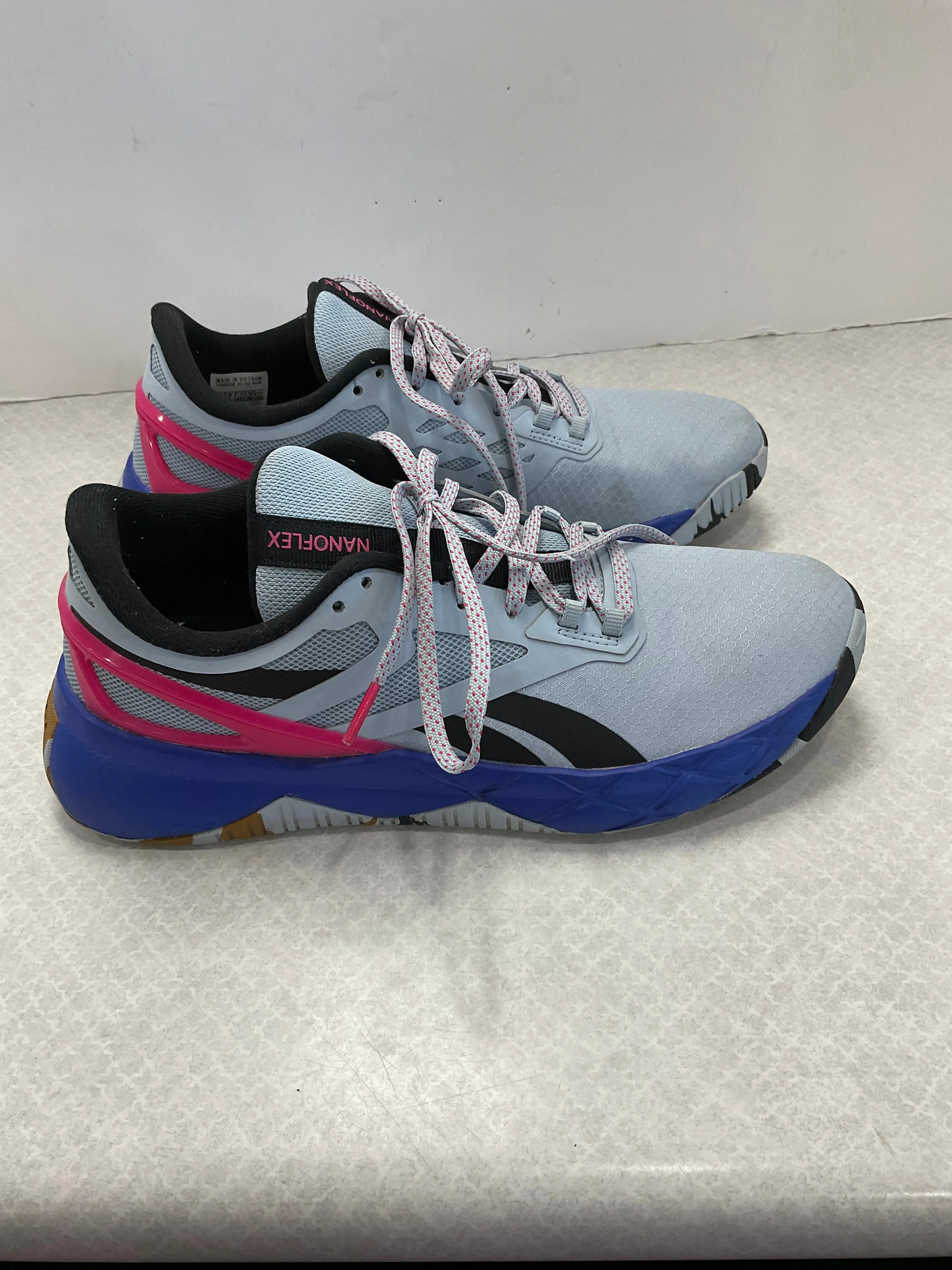 Blue Shoes Athletic Reebok, Size 9.5