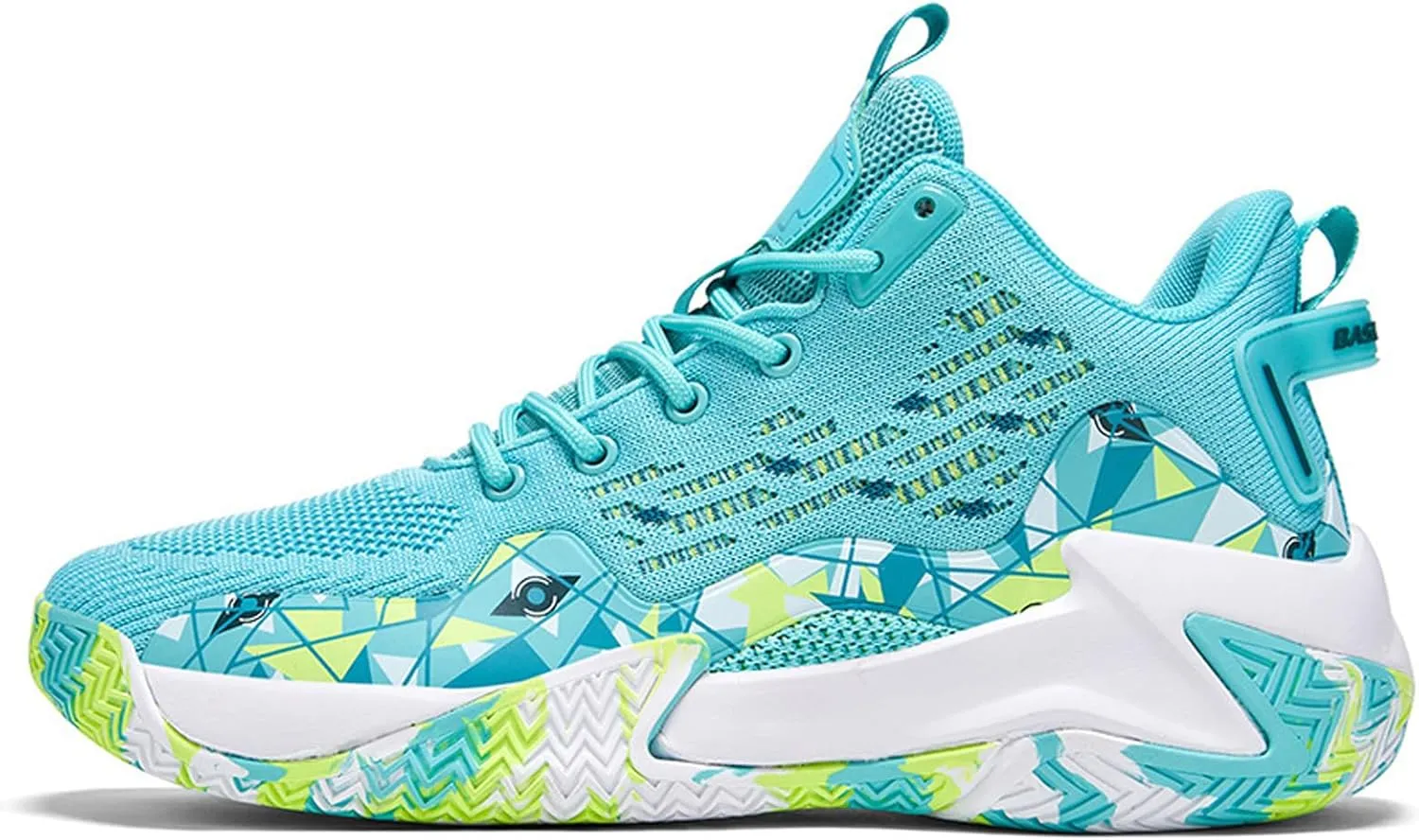 Buhelyc Men Basketball Shoes with High Top Breathable Comfort Running Shoes Fashion Sneaker for Fitness  Sports