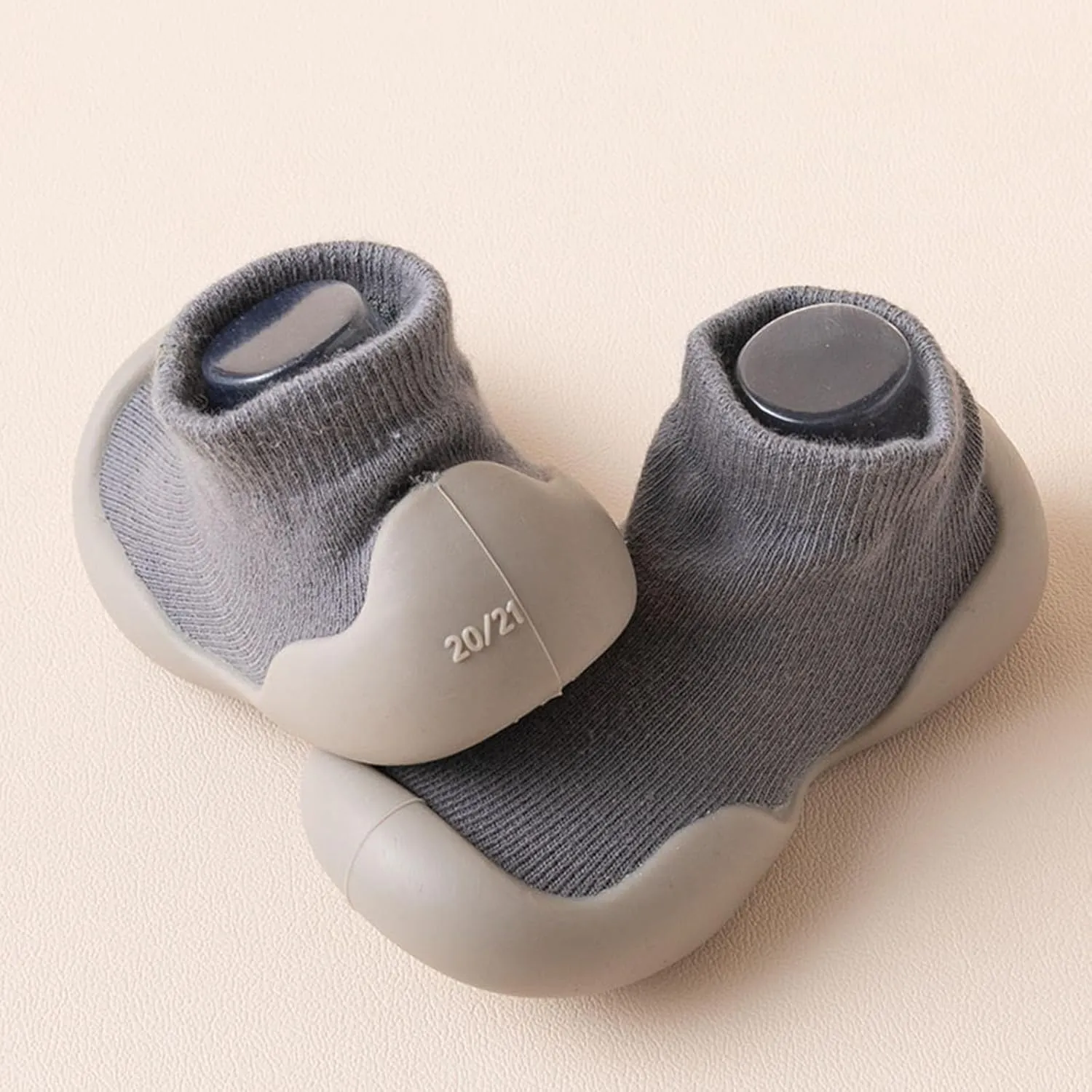 Cathalem Baby Sock Shoes Baby Walking Shoes Infant Breathable Slippers with Soft Rubber Sole Baby Boys Girls Slip On Sneakers