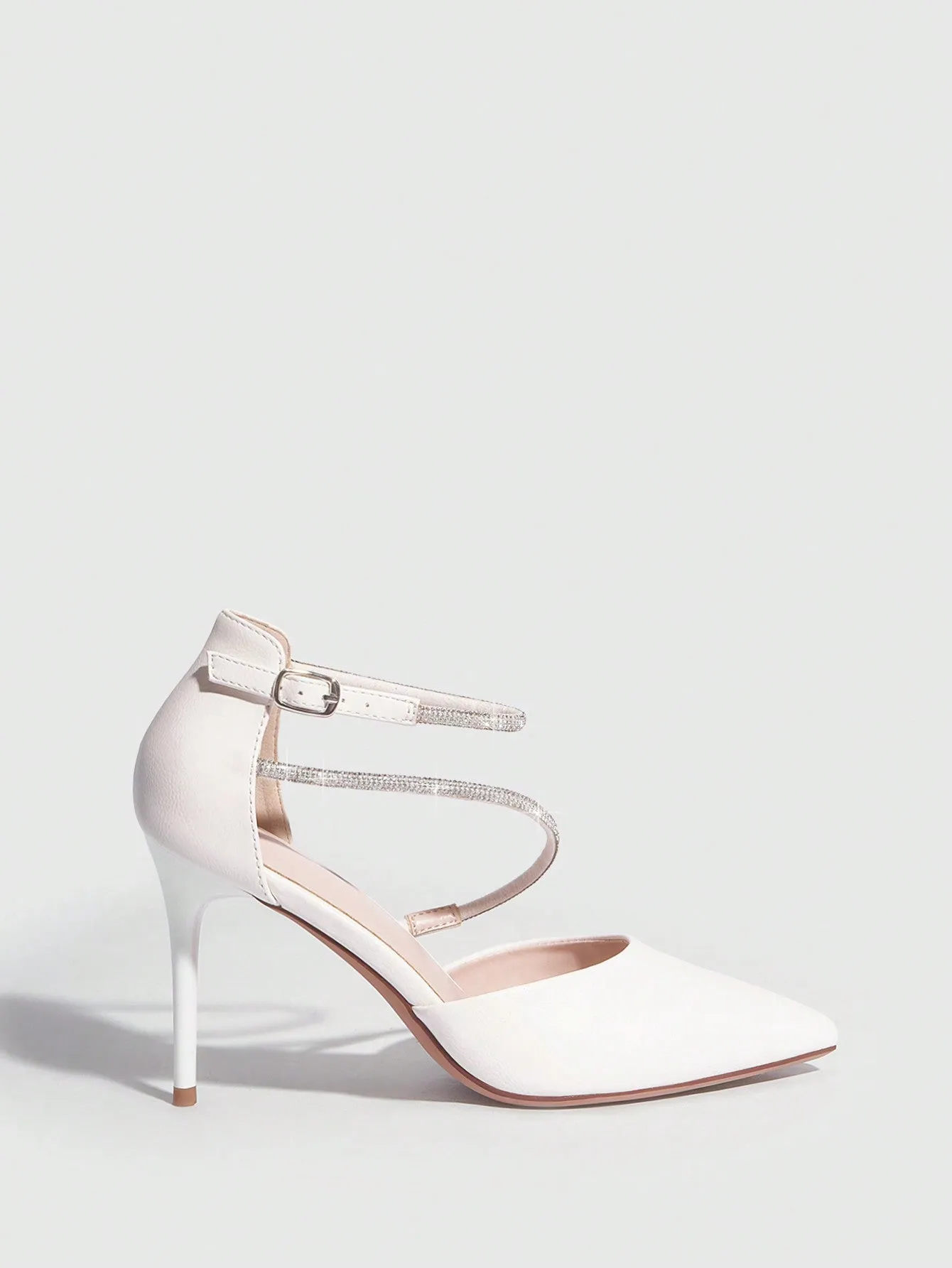 CUCCOO CHICEST Woman Shoes Fashion Point Toe White Elegant High-Heeled Shoes For Summer Graduation Heels Prom Heels Vacation Shoes Summer Sale Elegant Heels