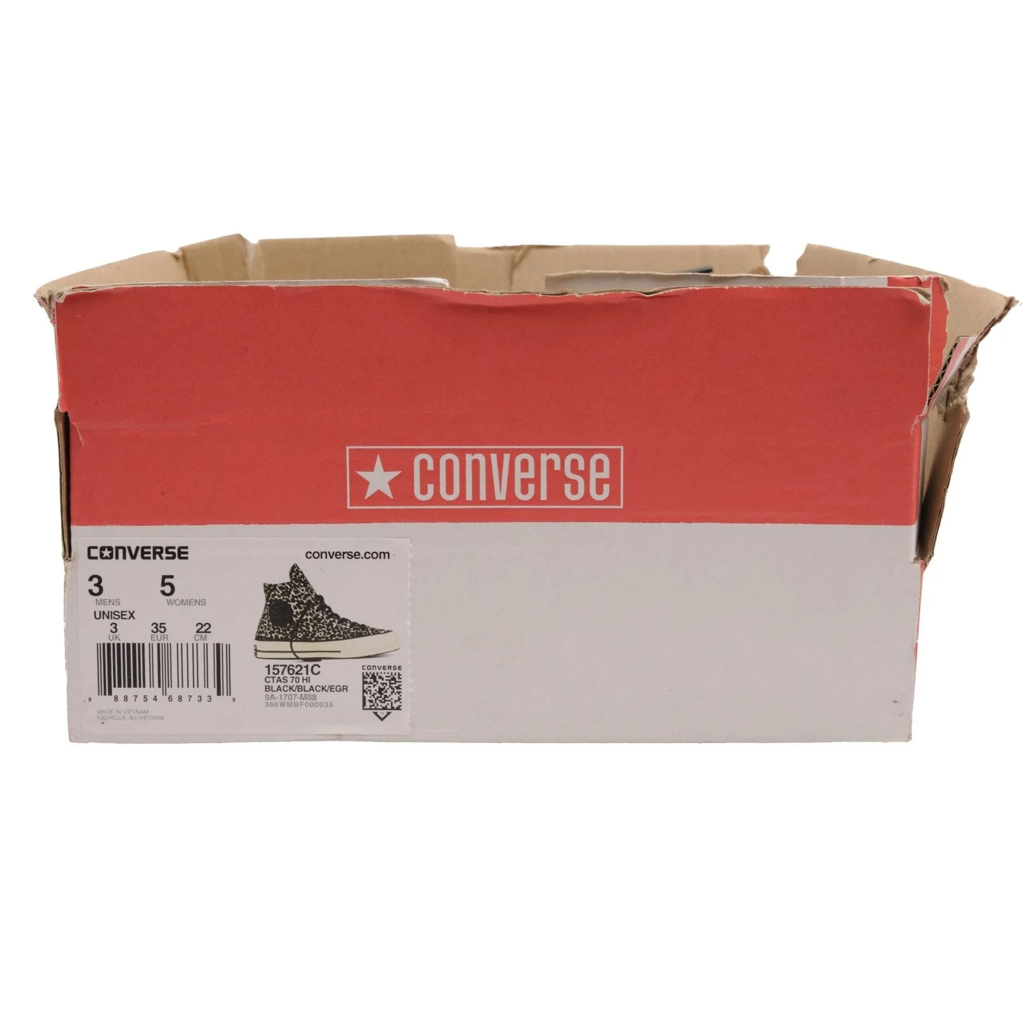 DEADSTOCK CONVERSE CHUCK TAYLOR ALL STAR 70 HI LEOPARD PRINT WOMEN SIZE 5