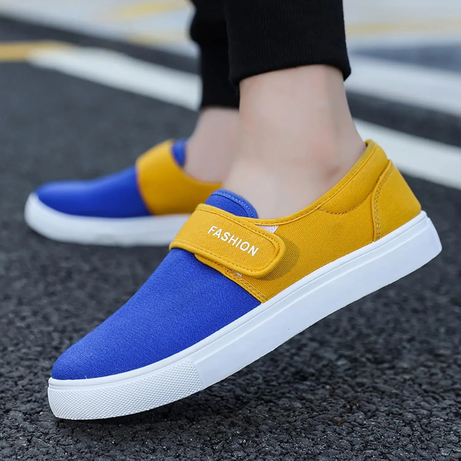 Fashion Lightweight Sneakers for Men Breathable Casual Comfortable Walking Sneaker Soft Flat Soled Elderly Shoes