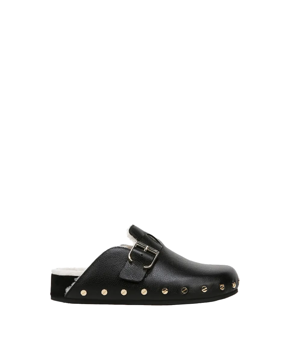 Fern Shearling Clog