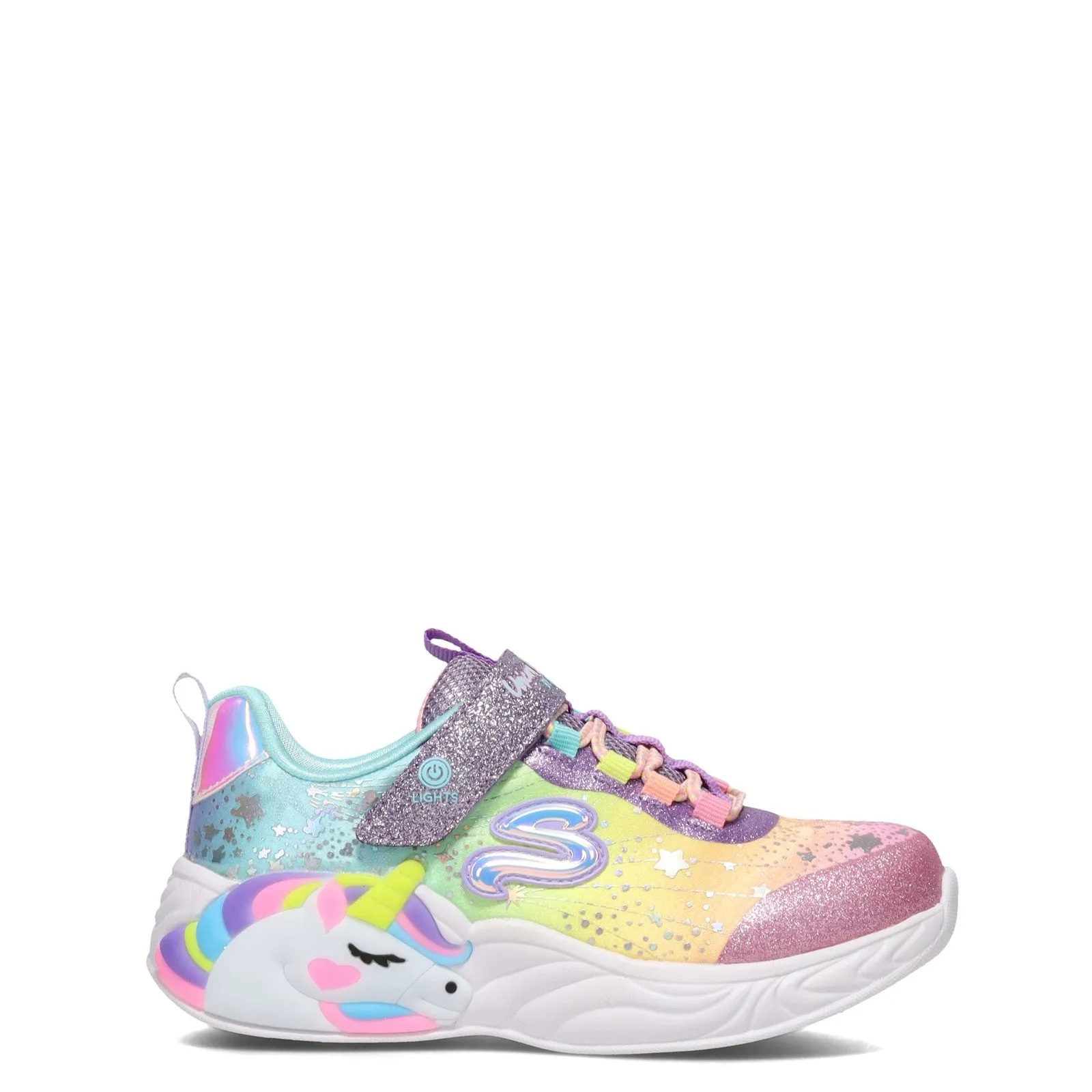 Girl's Skechers, S Lights: Unicorn Dreams Sneaker - Little Kid