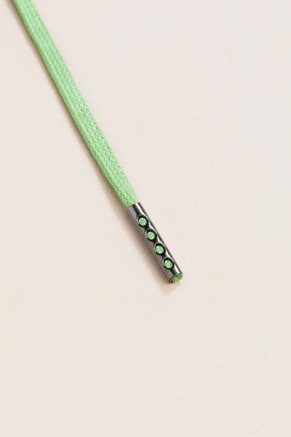 Grass Green | 4 mm Round Waxed Shoelaces