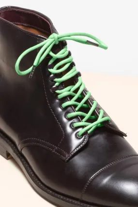 Grass Green | 4 mm Round Waxed Shoelaces