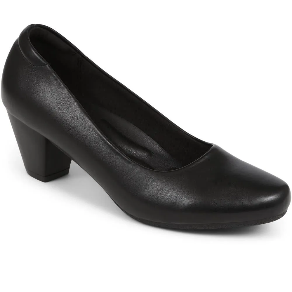 Heeled Court Shoes - WK39009 / 324 954