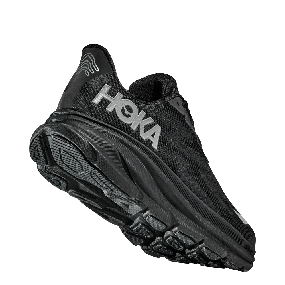 Mens Hoka Clifton 9 GTX Waterproof Sneaker - All-Black