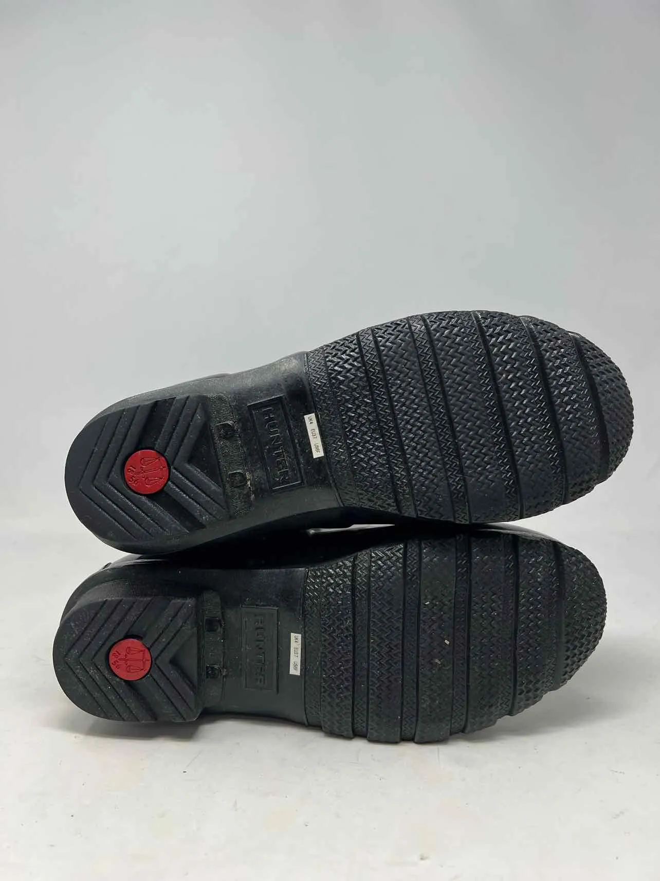 Hunter Size 6 Black Buckle(s) Rubber Shoes Rainboots