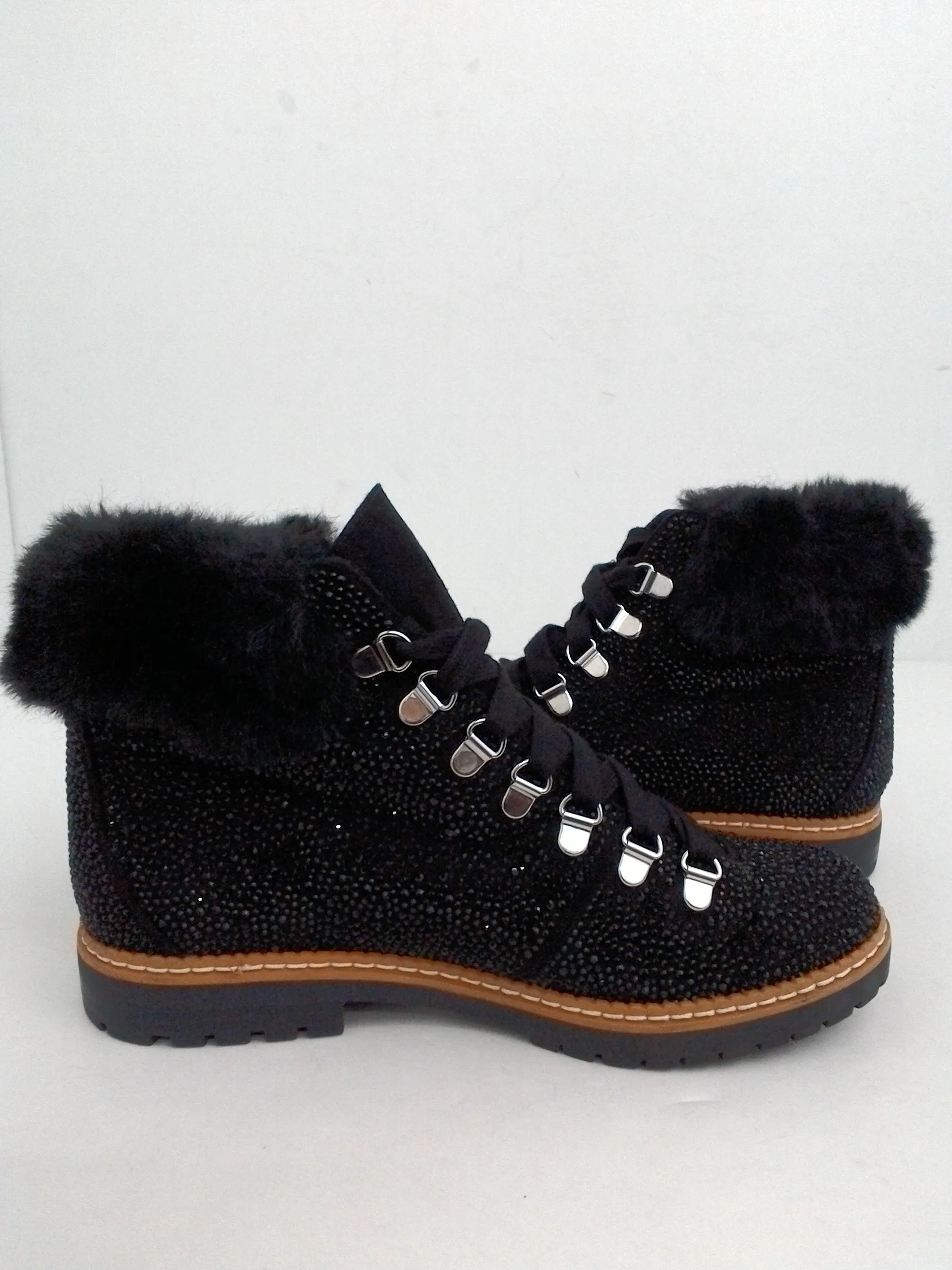 INC International Concepts Women's Black Pravale Booties Size 7 M