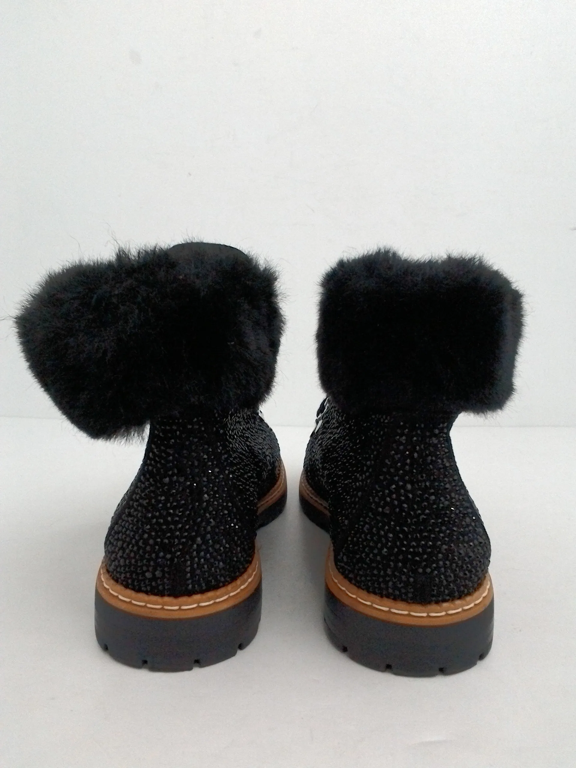 INC International Concepts Women's Black Pravale Booties Size 7 M