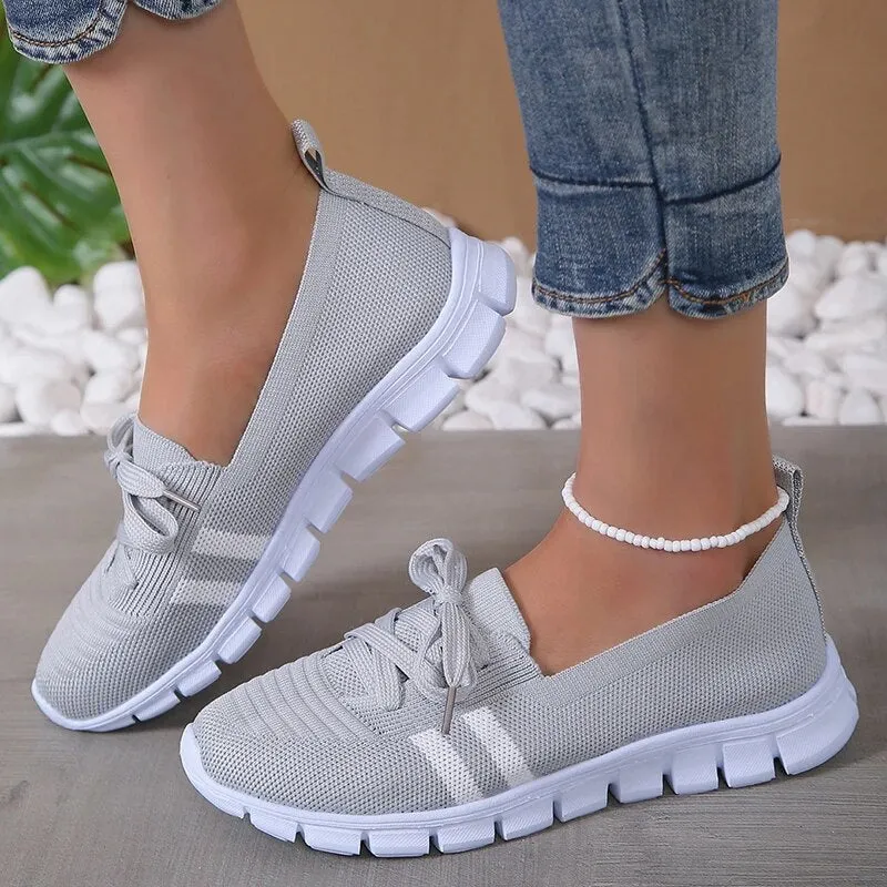 Ivyshape | Breathable Mesh and Knitted Shoes for Women