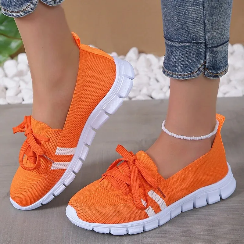 Ivyshape | Breathable Mesh and Knitted Shoes for Women