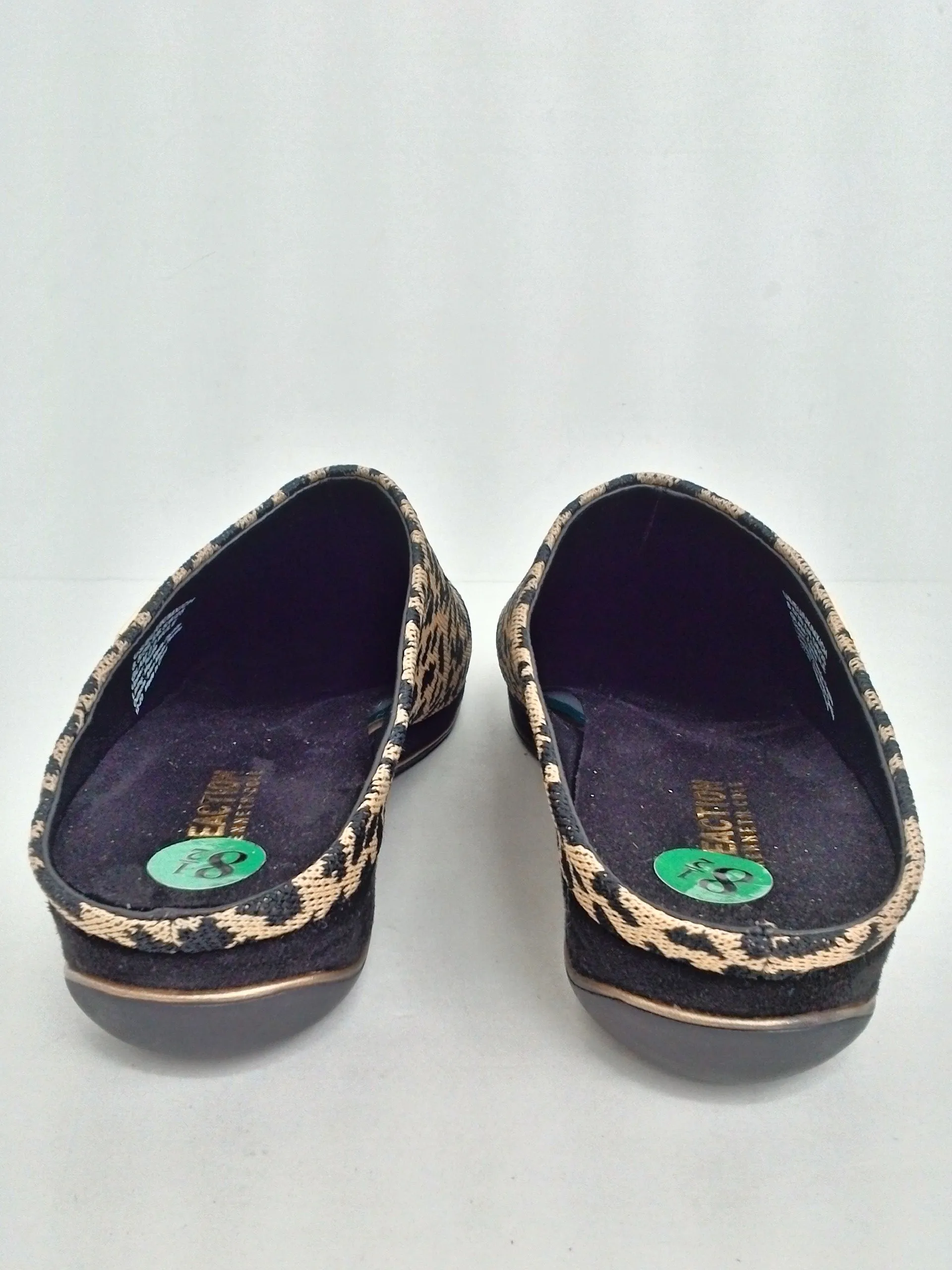 Kenneth Cole Women's Leopard Print Brown/Black Size 8.5 M