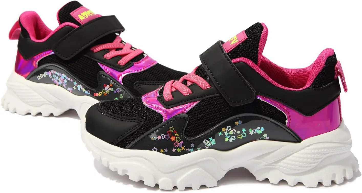 Kids Shoes Lightweight Breathable Running Tennis Boys Girls Sneakers