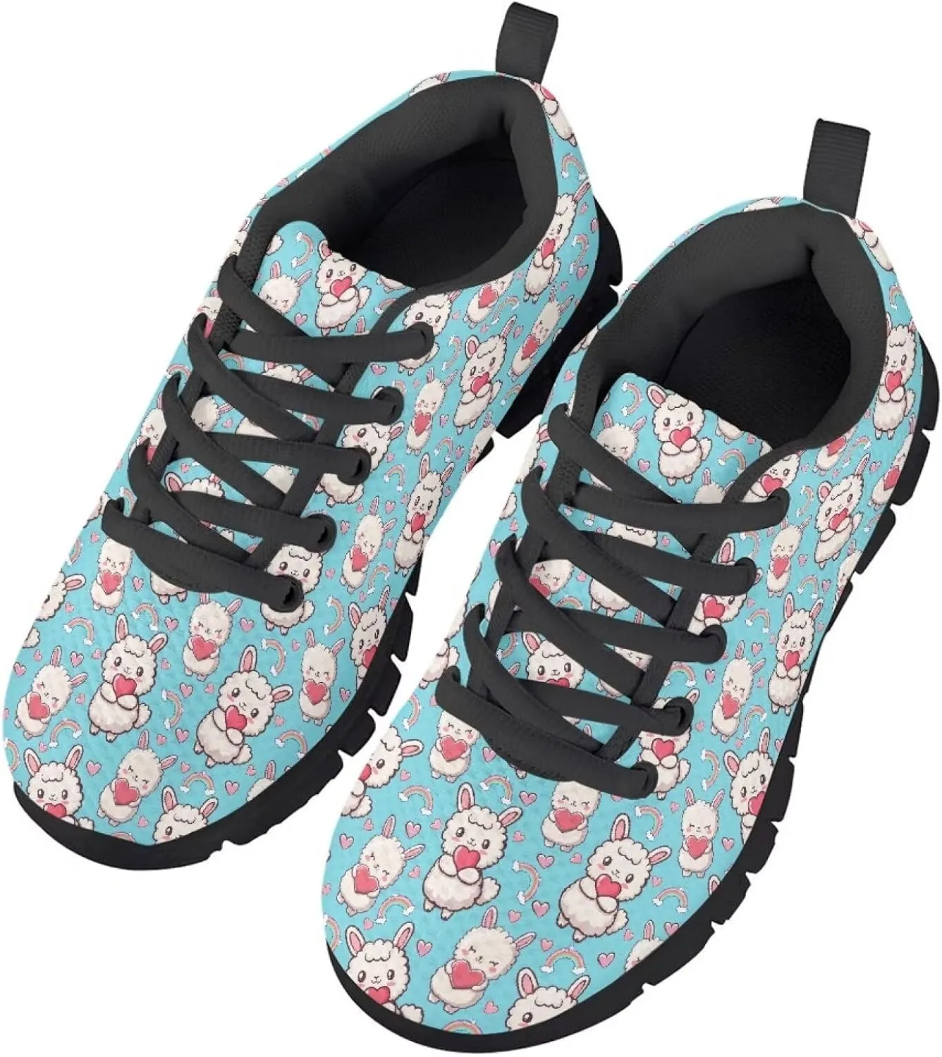 Kids Sports Tennis Shoes Breathable Athletic Running Sneakers Non Slip Lightweight Girls Casual Travel Walking Shoes