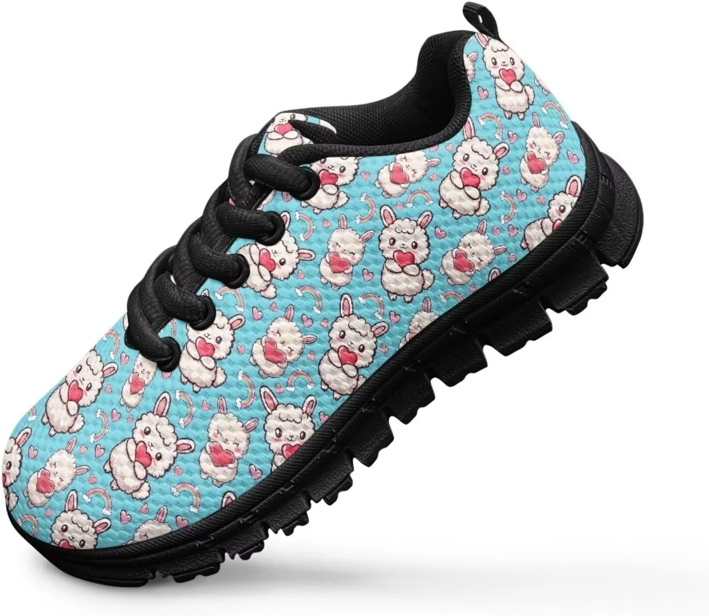 Kids Sports Tennis Shoes Breathable Athletic Running Sneakers Non Slip Lightweight Girls Casual Travel Walking Shoes