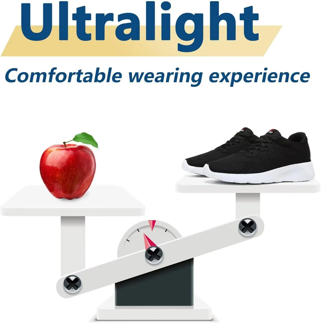 MAIITRIP Womens Walking Shoes,Ultra Lightweight Breathable Tennis Running Shoes Mesh Non-Slip Casual Comfortable Fashion Sneakers Work Gym Workout Athletic Sport Cuhioning Trainers