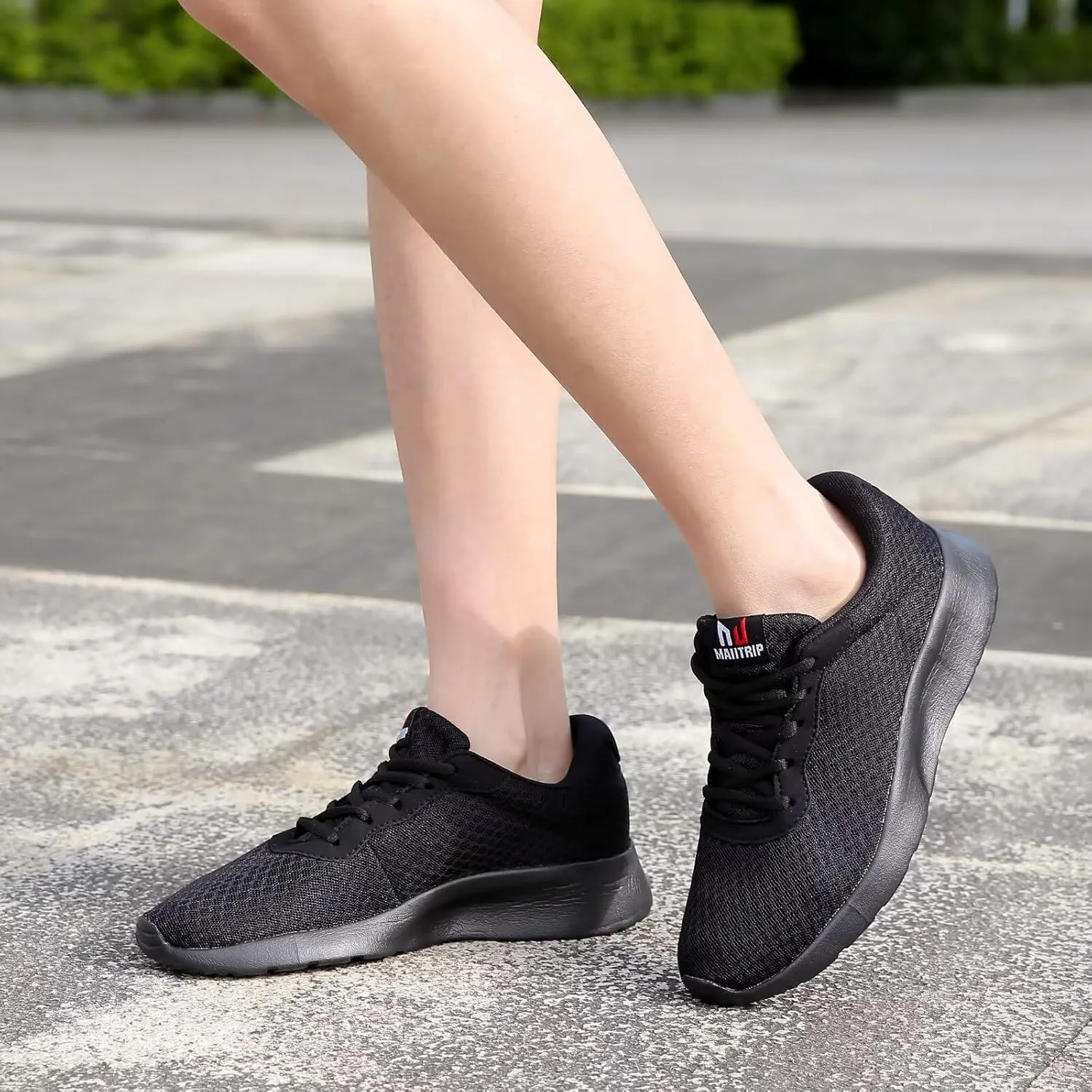 MAIITRIP Womens Walking Shoes,Ultra Lightweight Breathable Tennis Running Shoes Mesh Non-Slip Casual Comfortable Fashion Sneakers Work Gym Workout Athletic Sport Cuhioning Trainers