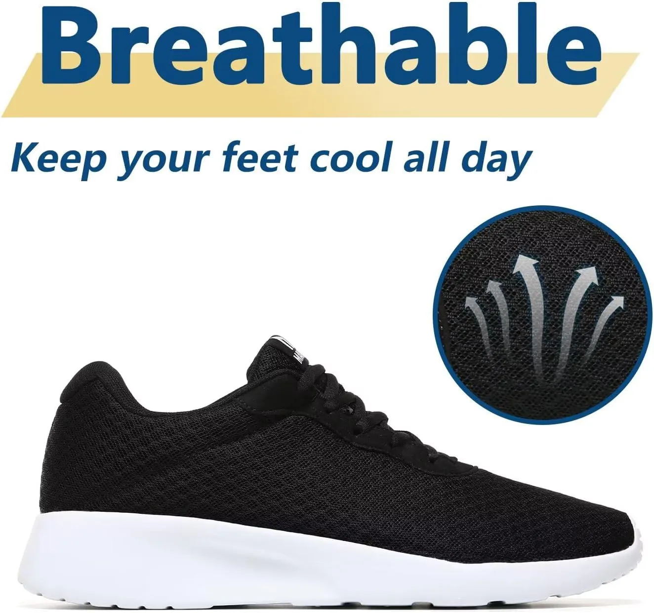 MAIITRIP Womens Walking Shoes,Ultra Lightweight Breathable Tennis Running Shoes Mesh Non-Slip Casual Comfortable Fashion Sneakers Work Gym Workout Athletic Sport Cuhioning Trainers