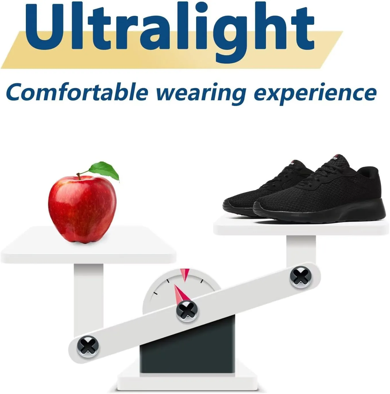 MAIITRIP Womens Walking Shoes,Ultra Lightweight Breathable Tennis Running Shoes Mesh Non-Slip Casual Comfortable Fashion Sneakers Work Gym Workout Athletic Sport Cuhioning Trainers